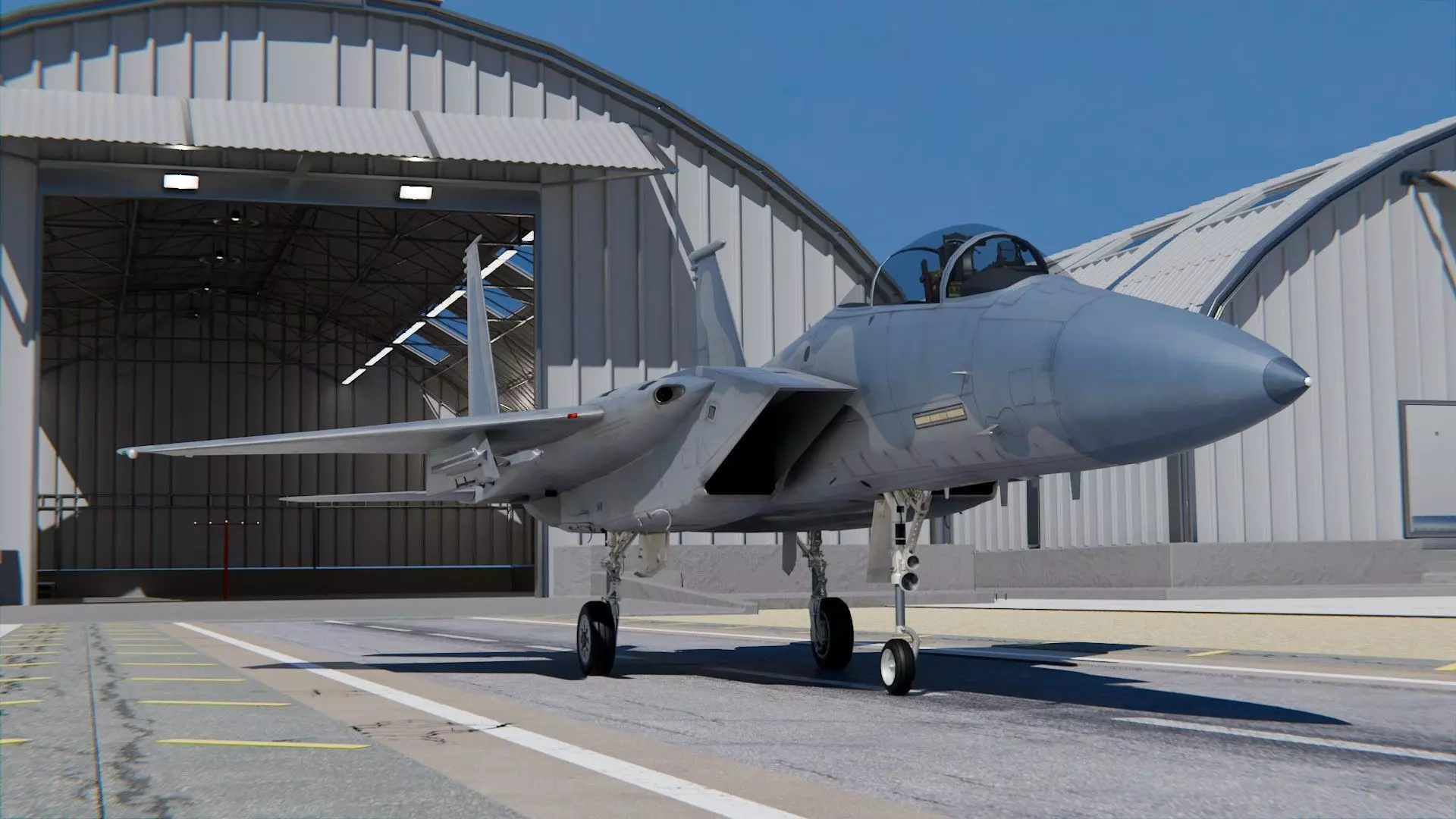 McDonnell Douglas F-15 Eagle 3D model_0
