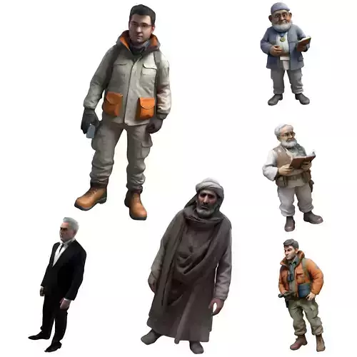 Character Collection - Diverse Personalities 3D print model
