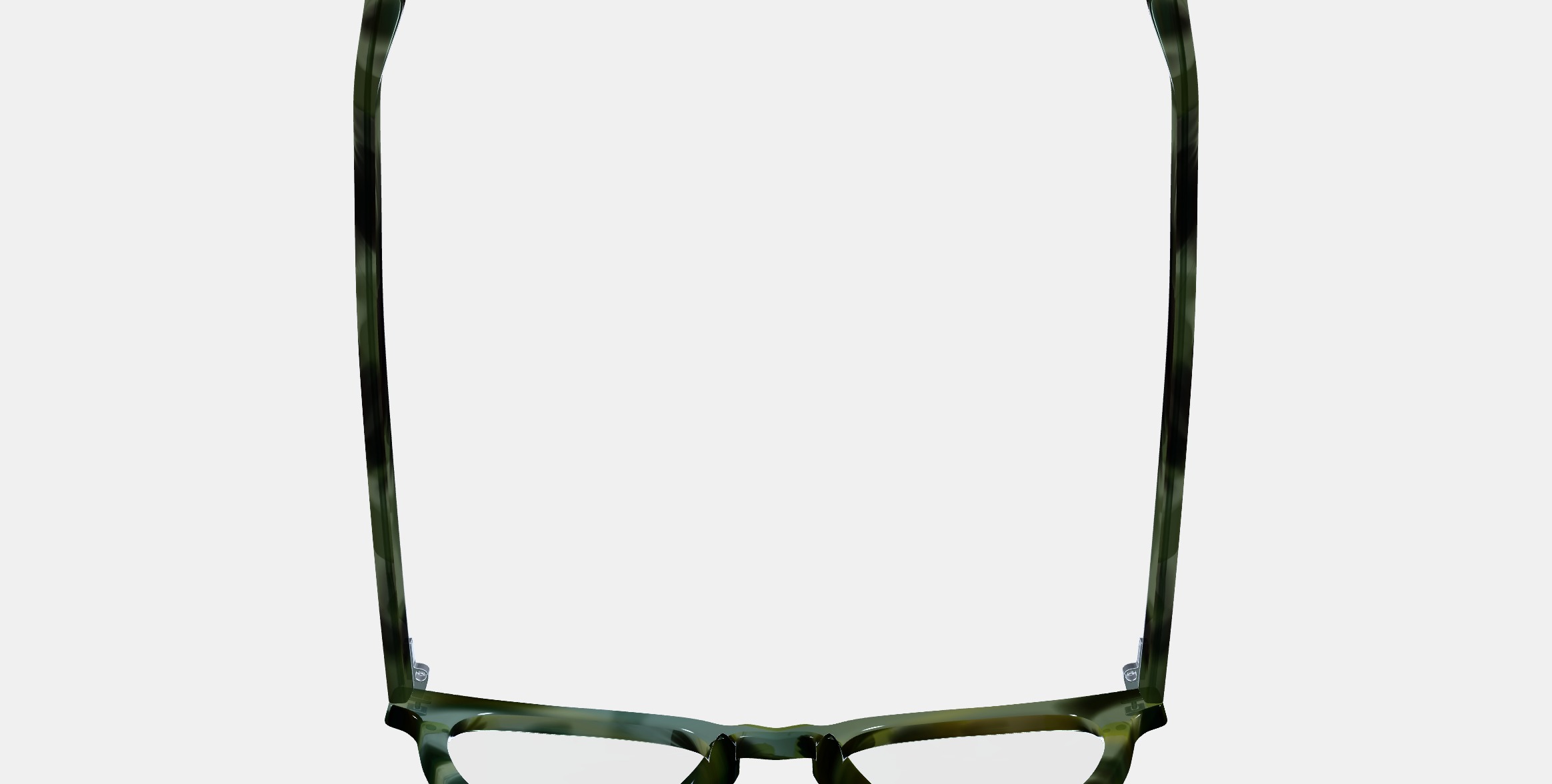 Ainsley Low Bridge Fit Eyeglasses in Striped Cypress 3D model_8