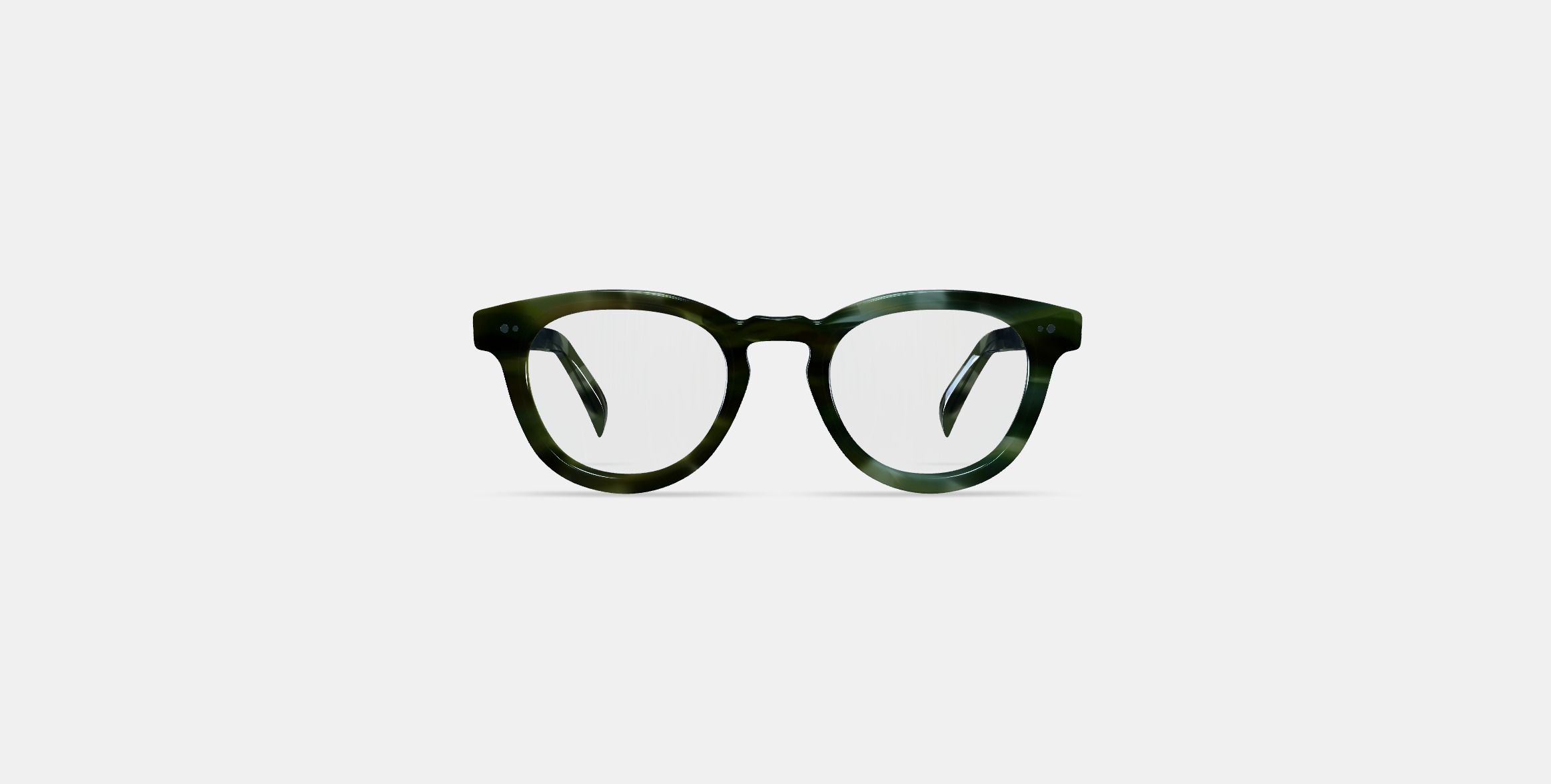 Ainsley Low Bridge Fit Eyeglasses in Striped Cypress 3D model_10