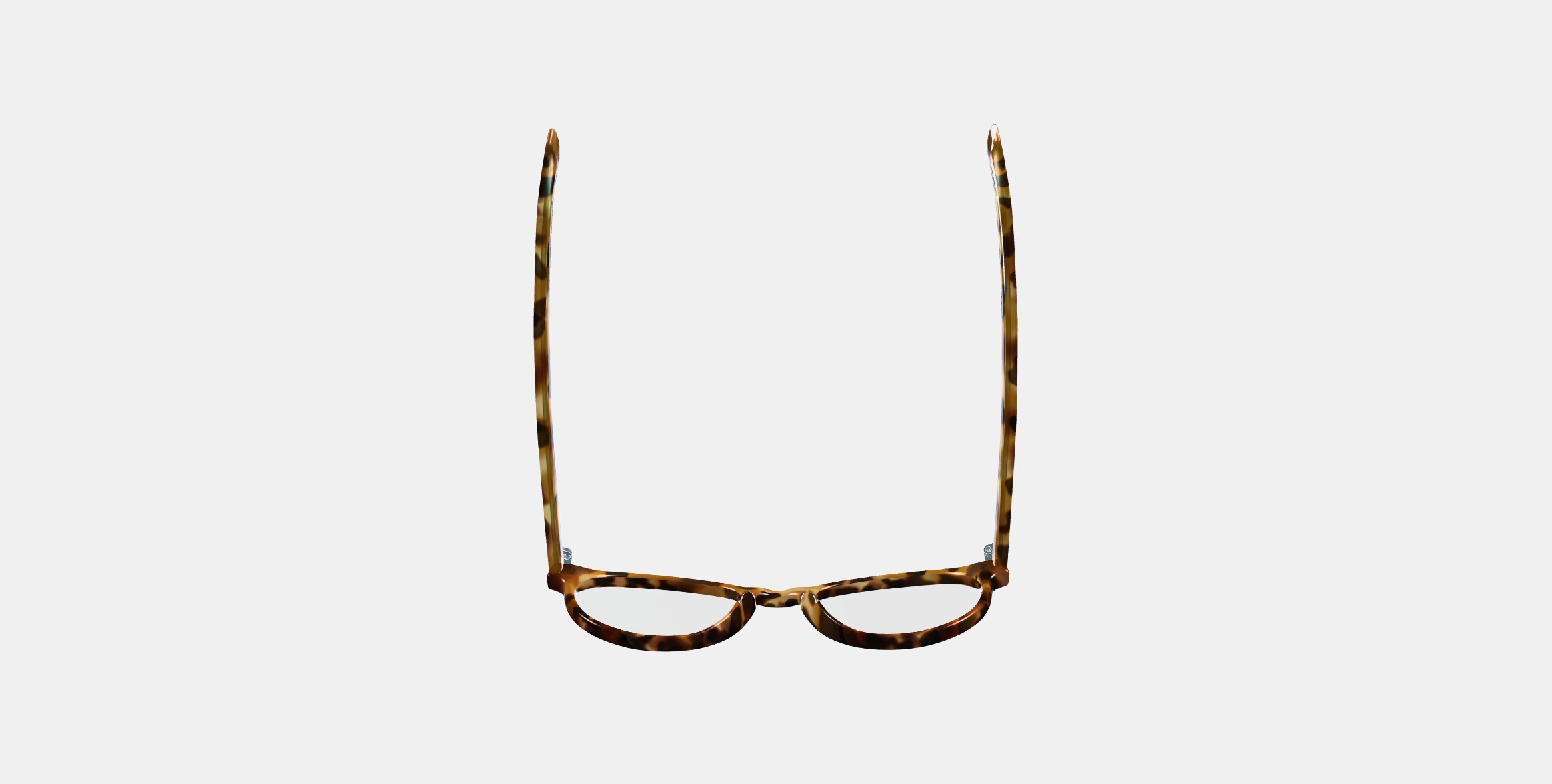 Whalen Low Bridge Fit Eyeglasses in Acorn Tortoise 3D model_7