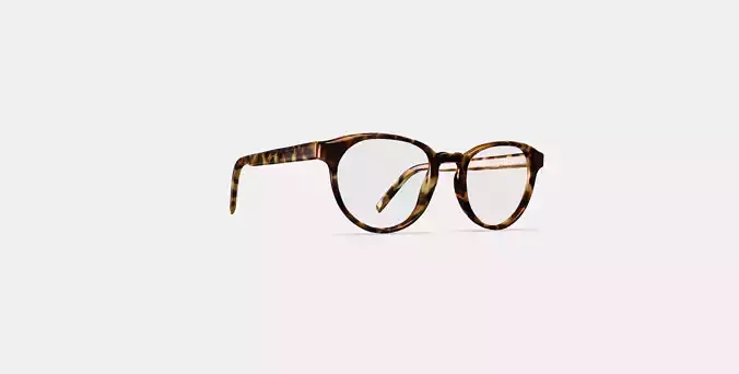 Whalen Low Bridge Fit Eyeglasses in Acorn Tortoise