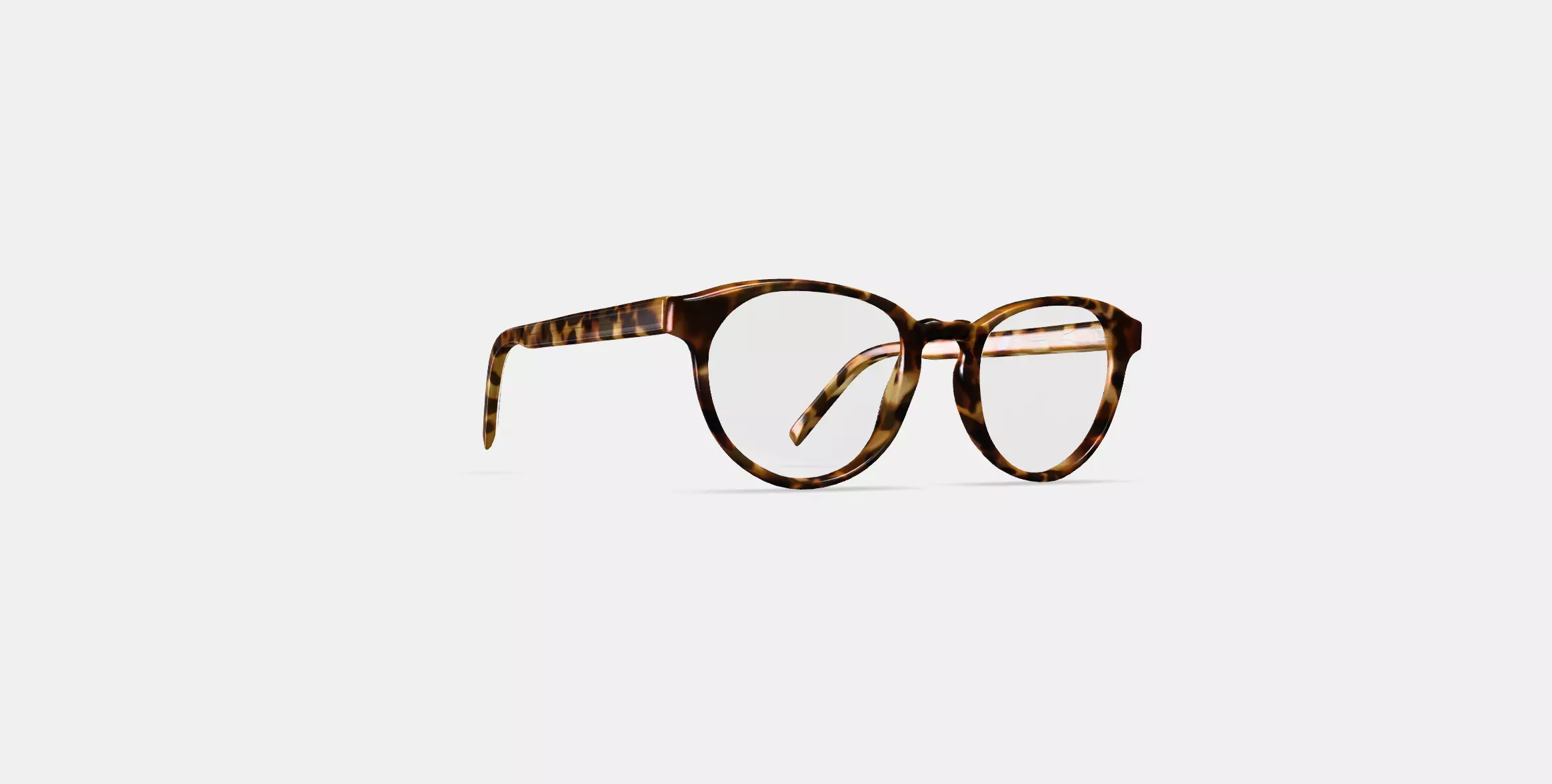 Whalen Low Bridge Fit Eyeglasses in Acorn Tortoise 3D model_0
