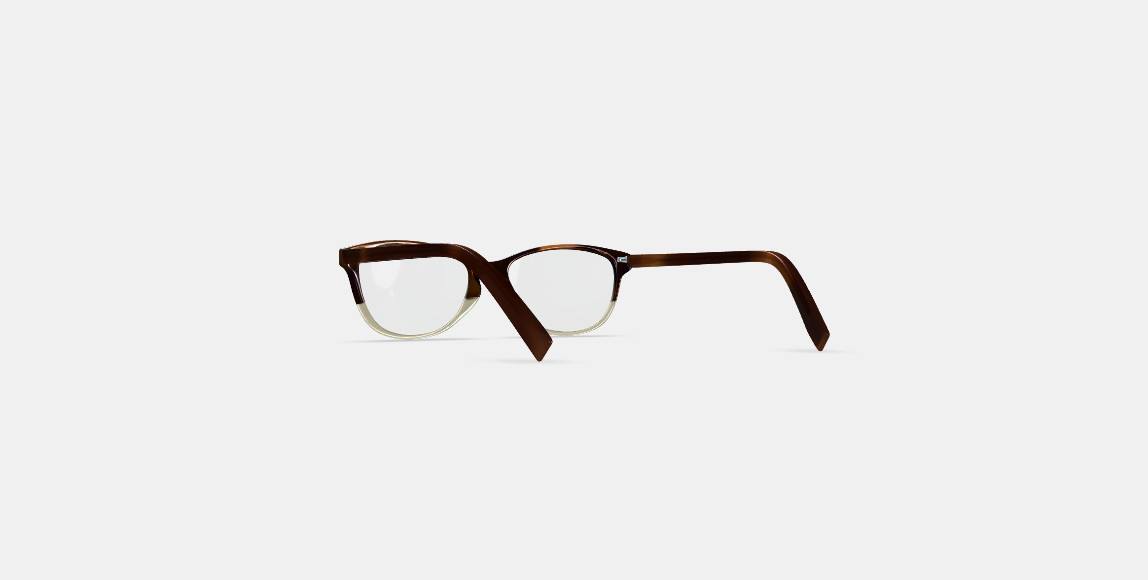Daisy Low Bridge Fit Eyeglasses in Tea Rose Fade 3D model_16