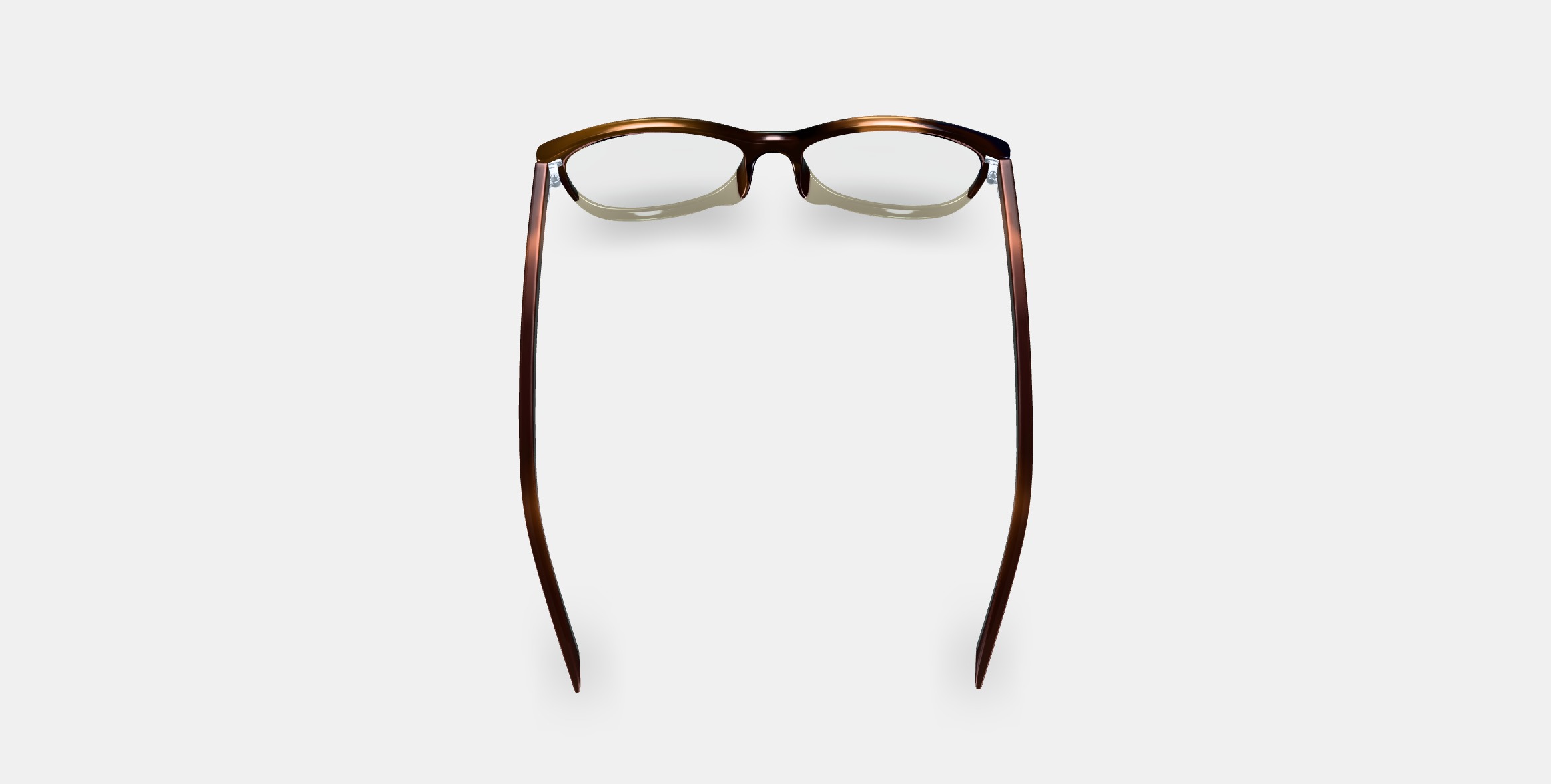 Daisy Low Bridge Fit Eyeglasses in Tea Rose Fade 3D model_3