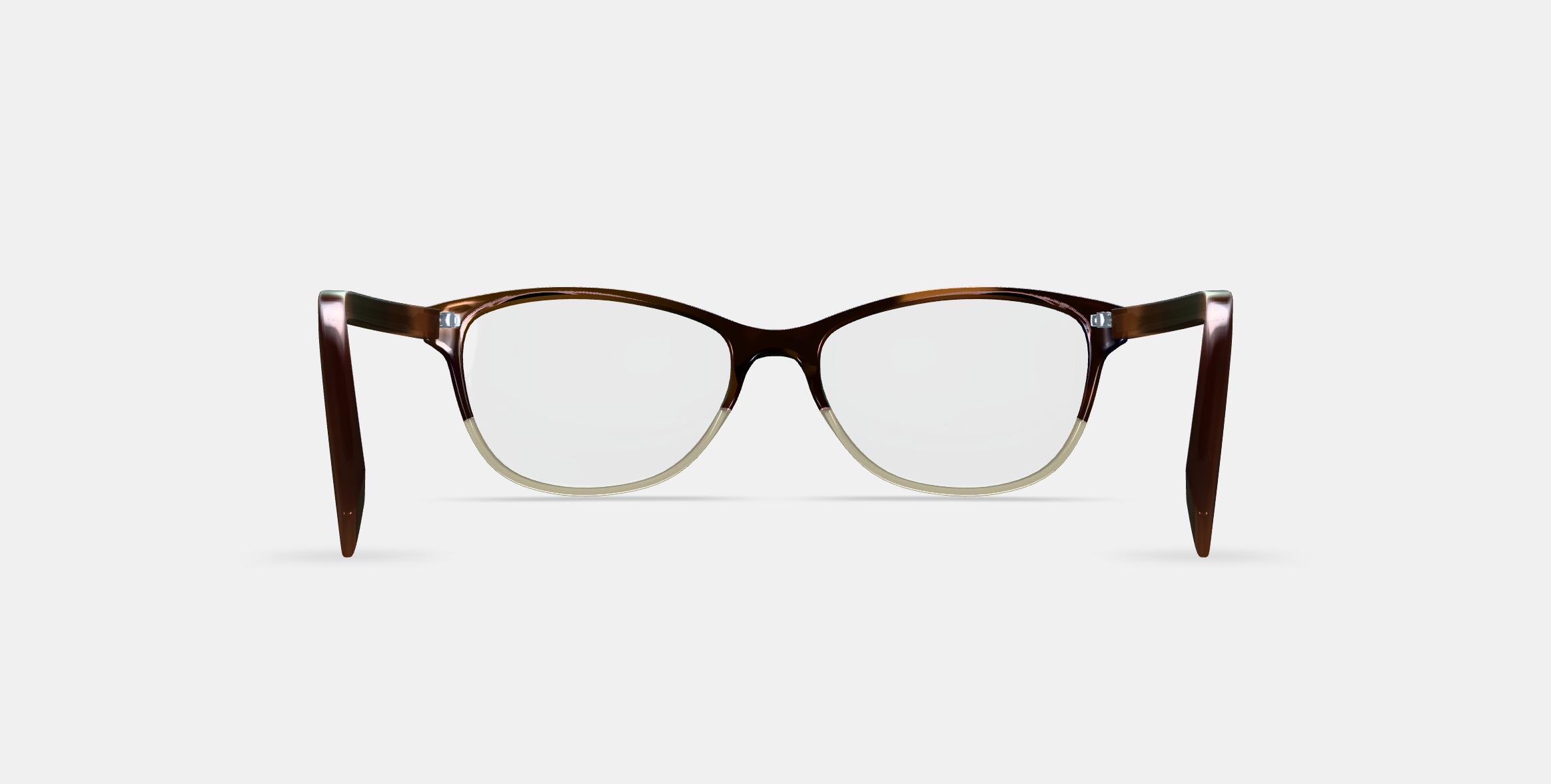 Daisy Low Bridge Fit Eyeglasses in Tea Rose Fade 3D model_15