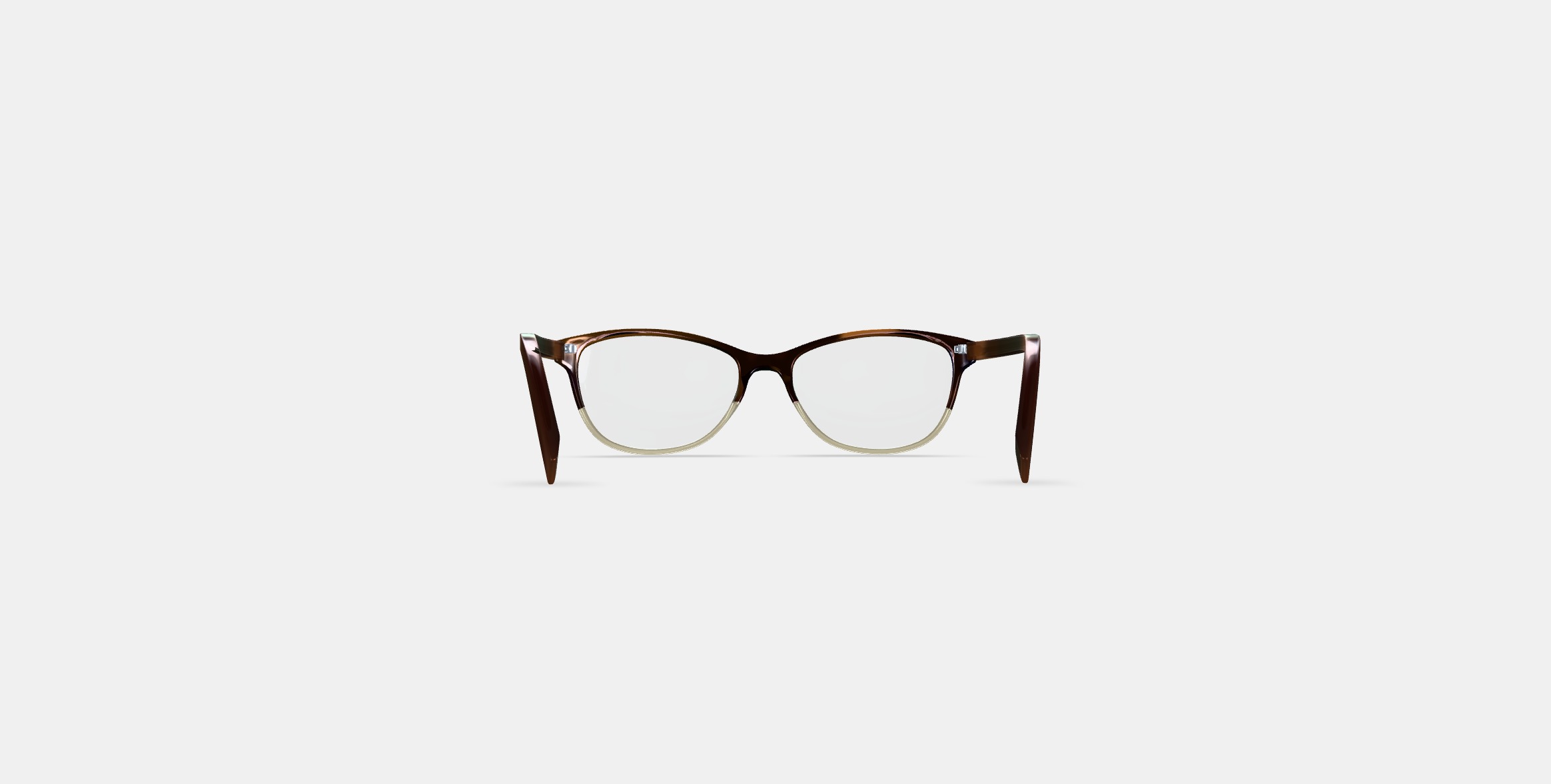 Daisy Low Bridge Fit Eyeglasses in Tea Rose Fade 3D model_14