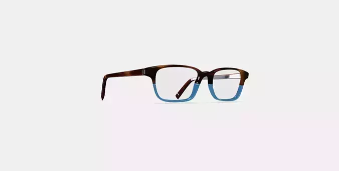 Crane Eyeglasses in Eastern Bluebird Fade