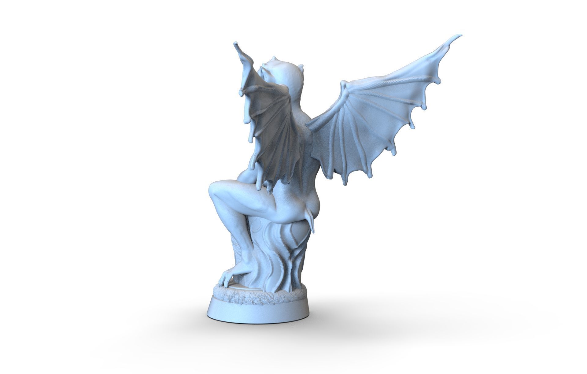 The Gargoyle statue 3D print model_3