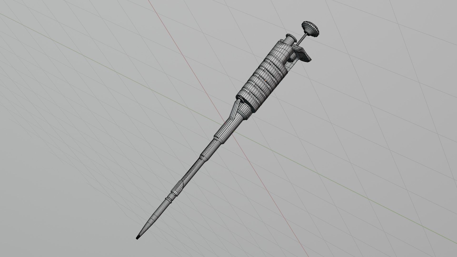 medical pipette Low-poly 3D model_12