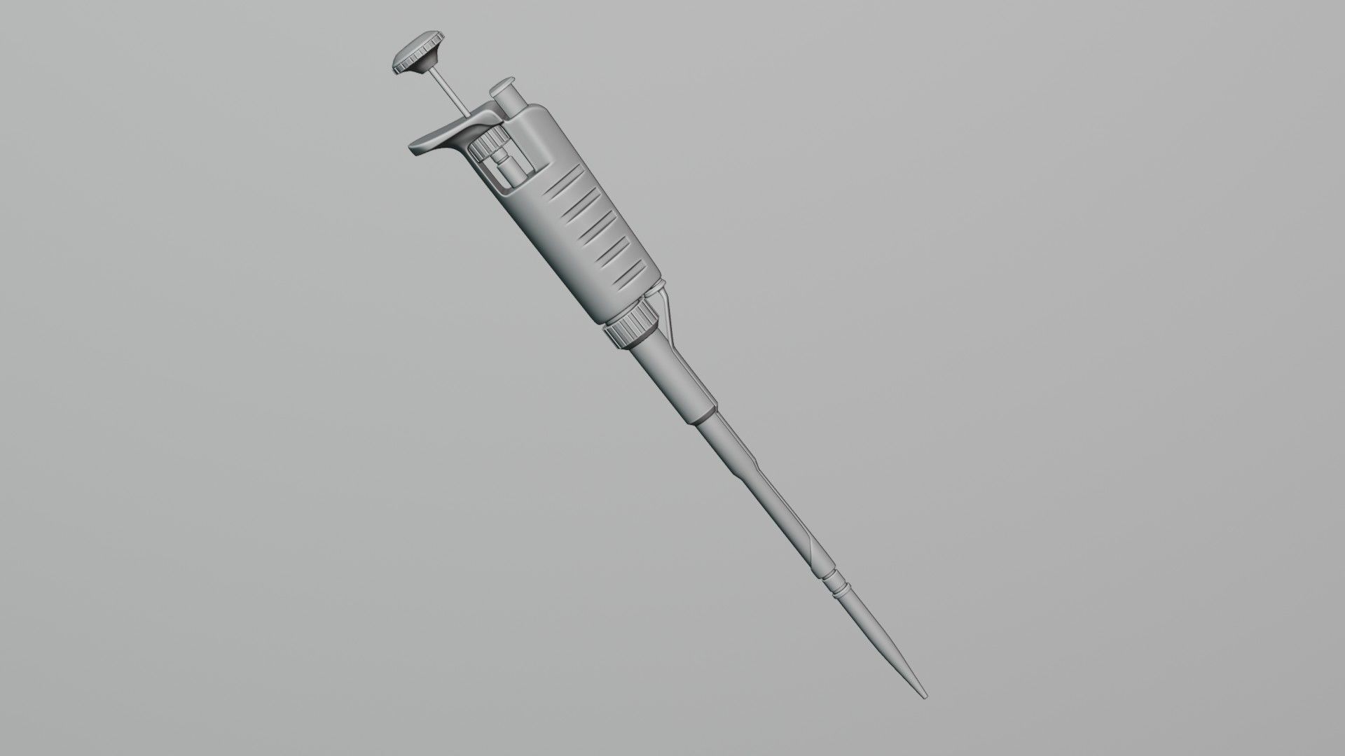 medical pipette Low-poly 3D model_5