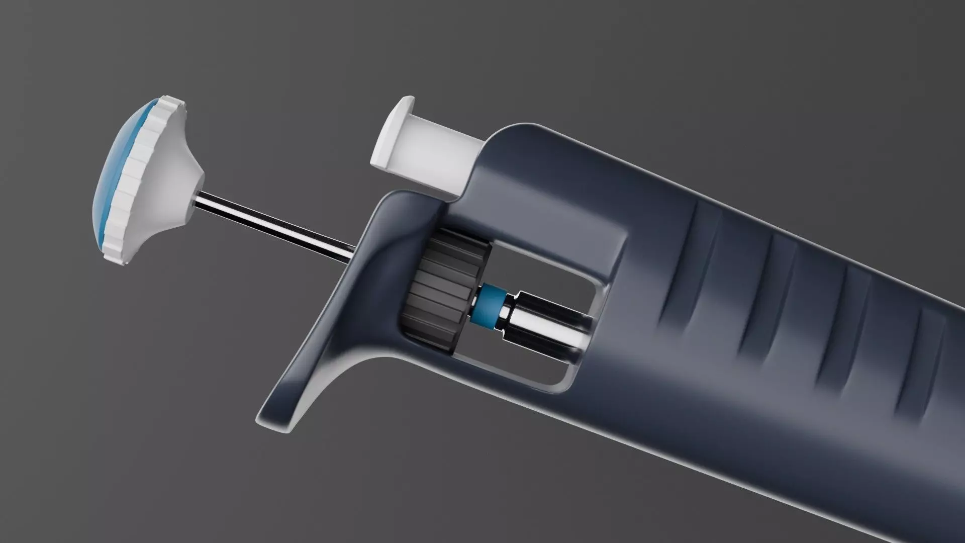medical pipette Low-poly 3D model_0