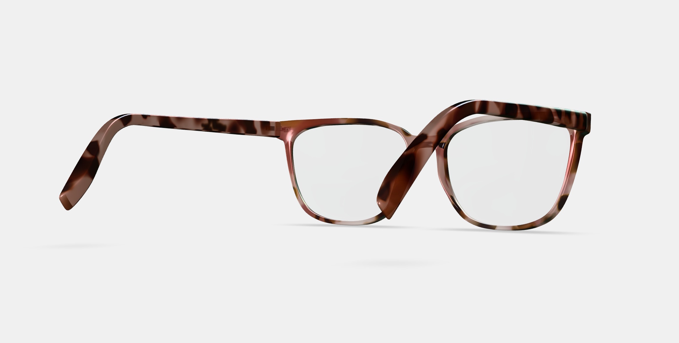 Esme Eyeglasses in Sesame Tortoise 3D model_6