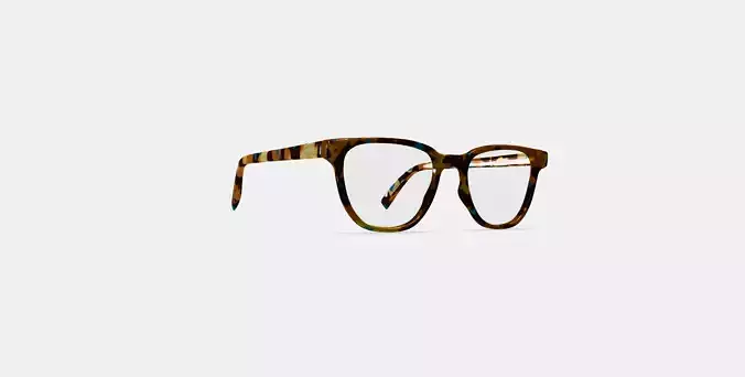 Gilmore Eyeglasses in Teal Tortoise