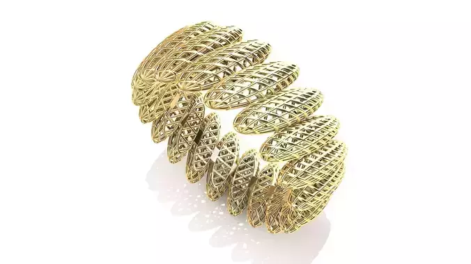 Direct Casting Ring Turkie Texture 3D print model