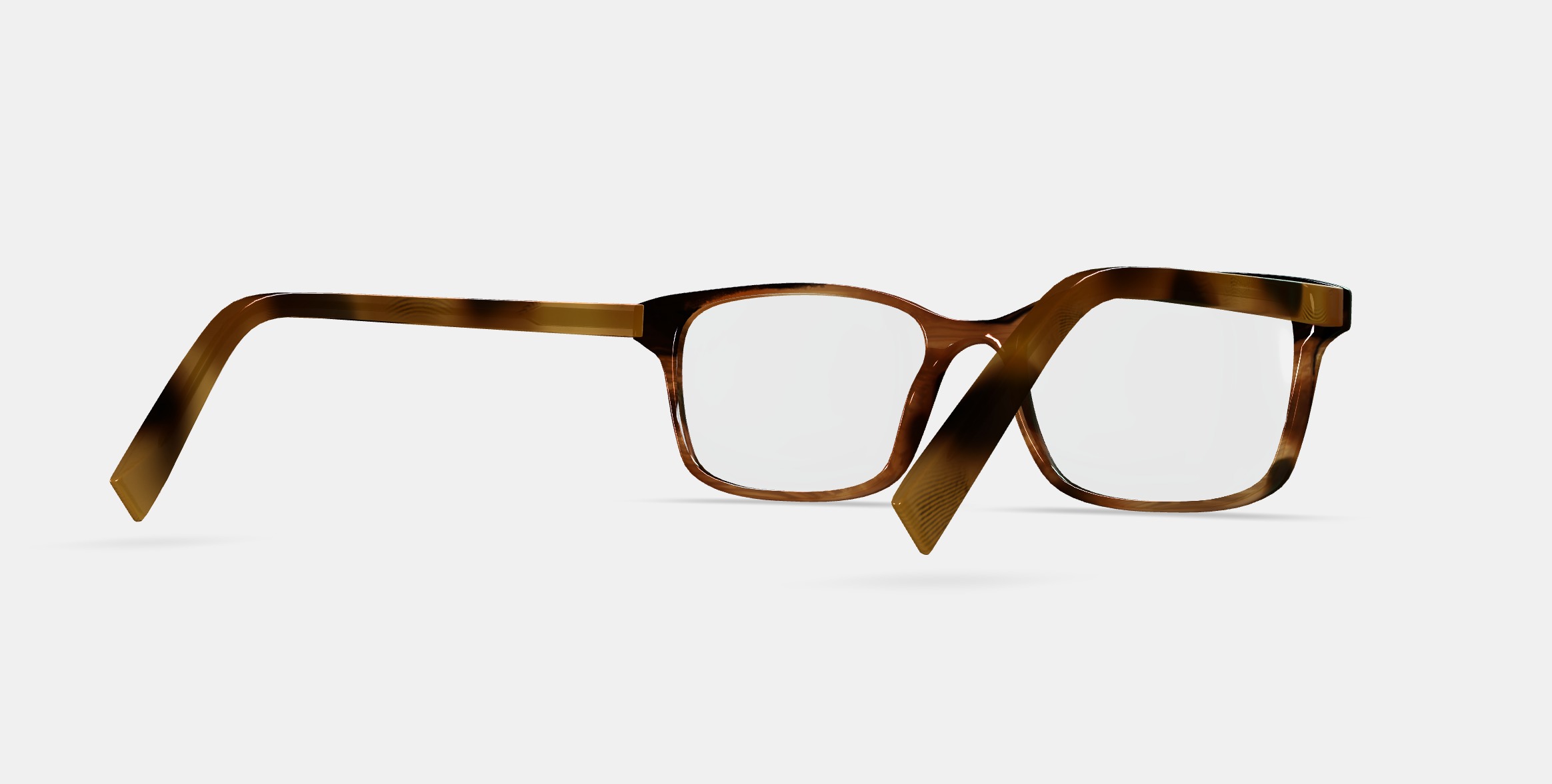 Brady Eyeglasses in Sugar Maple 3D model_6