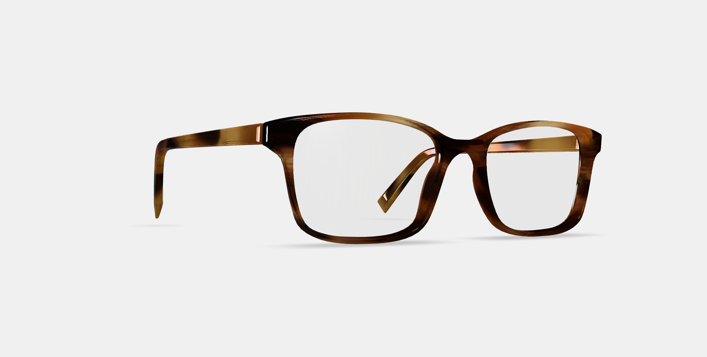 Brady Eyeglasses in Sugar Maple 3D model_9