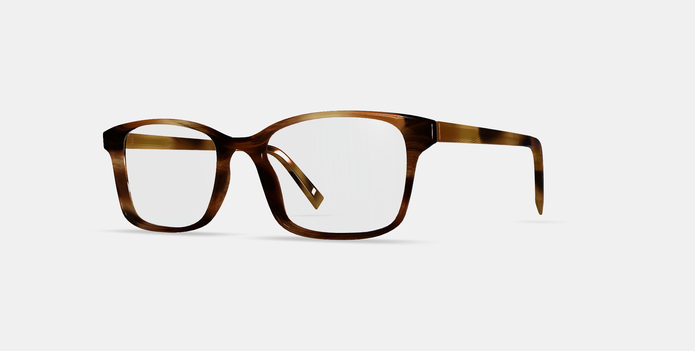 Brady Eyeglasses in Sugar Maple 3D model_13