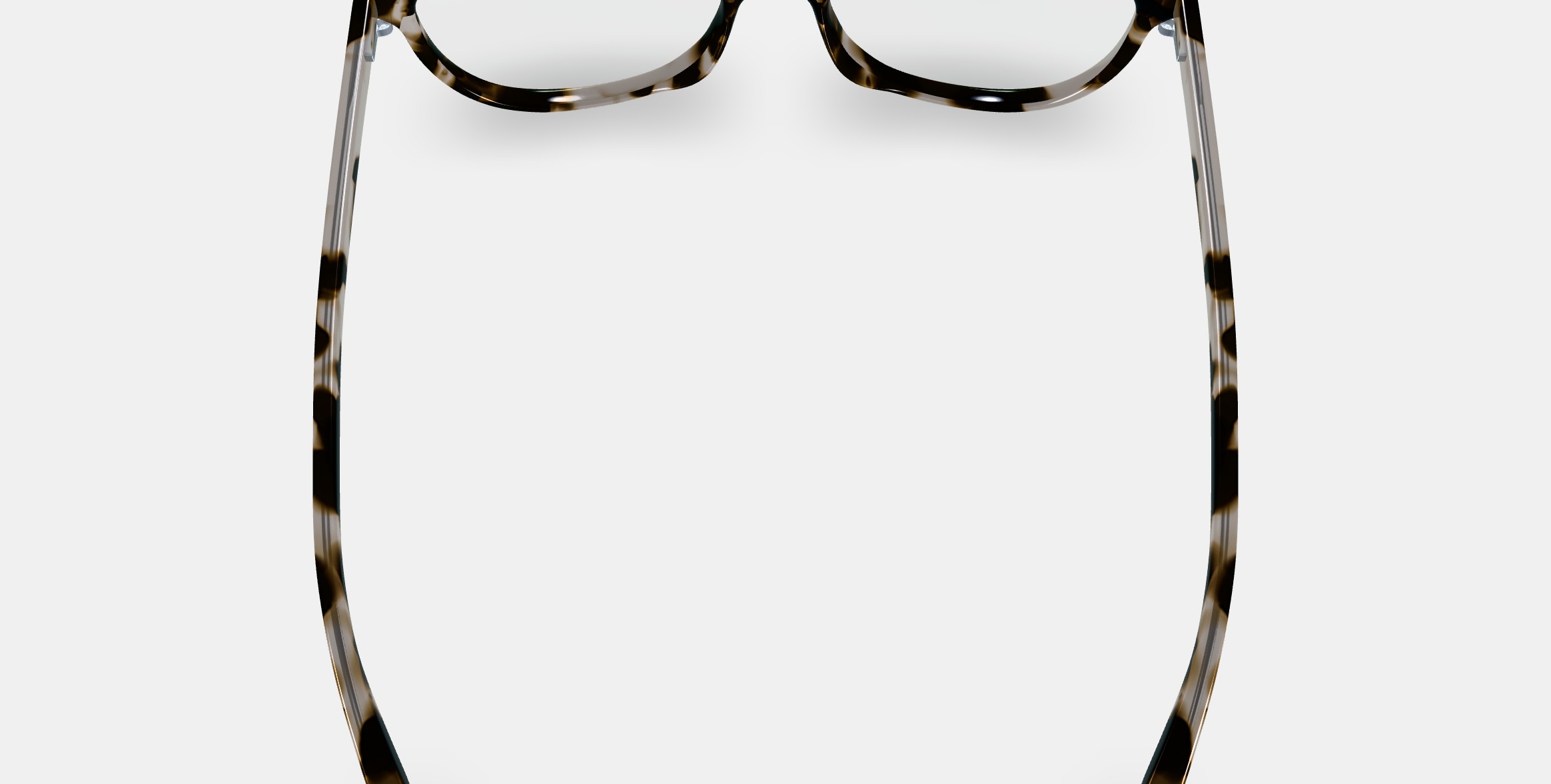 Nadia Eyeglasses in Opal Tortoise 3D model_5
