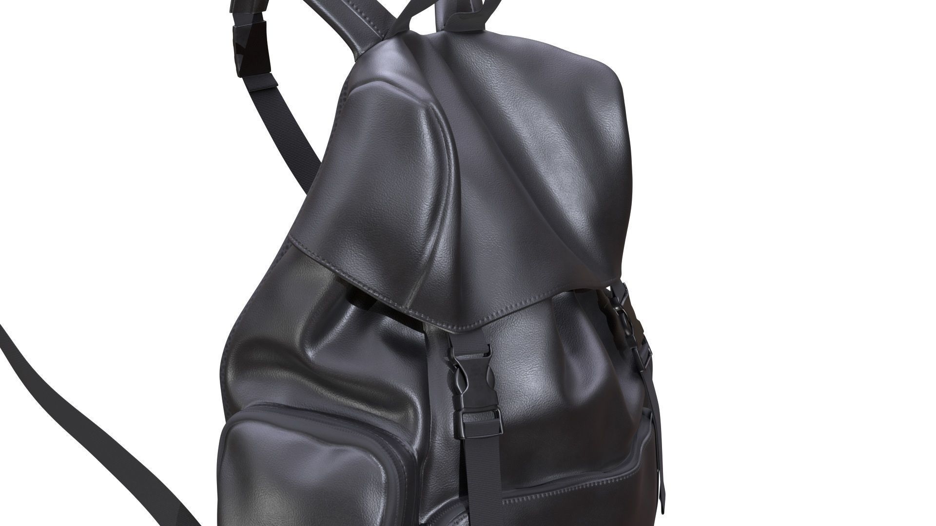 Backpack 129 - All MH Bodies - UE5 Skeletons - Rigged Low-poly 3D model_11