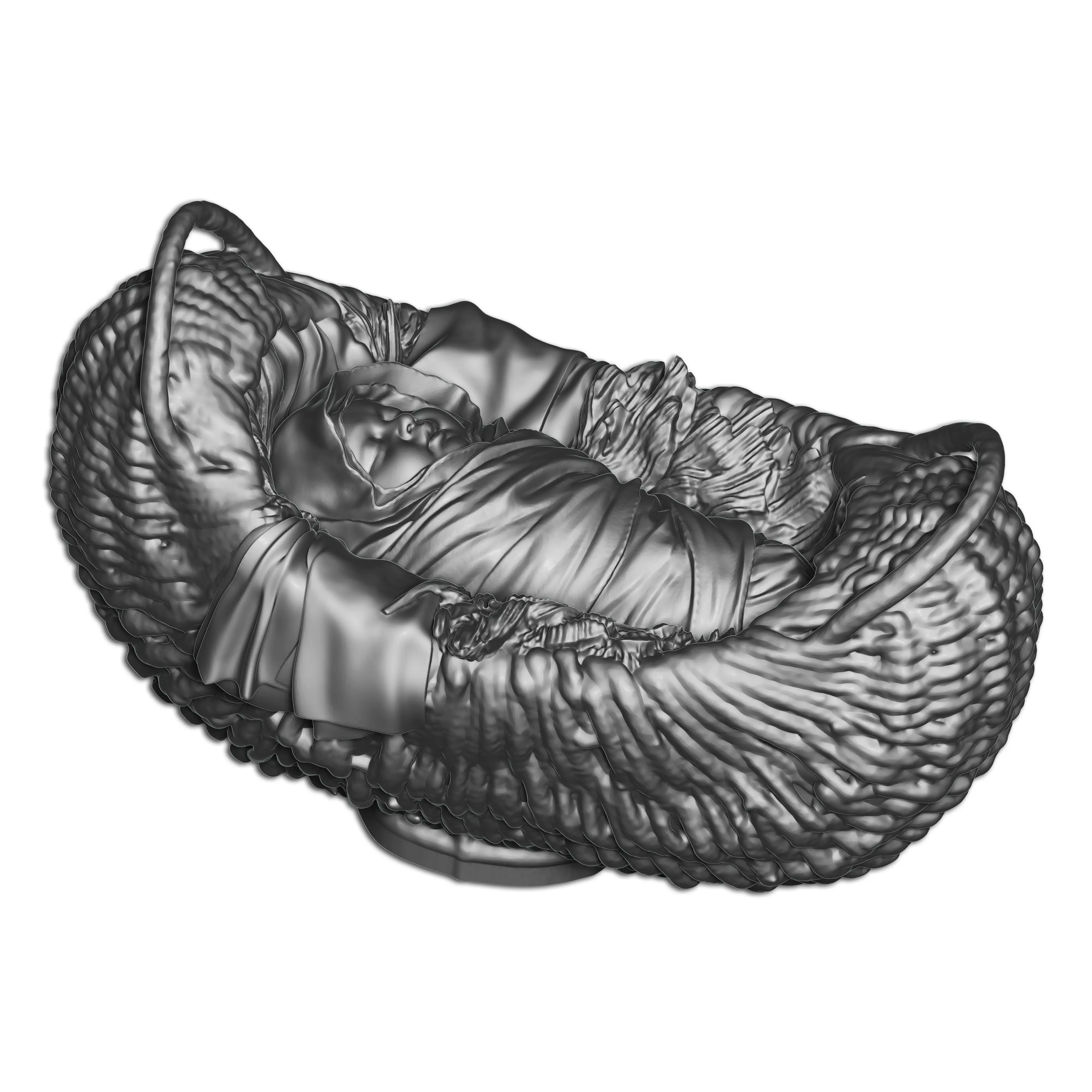 New Born Baby 3D print model_0