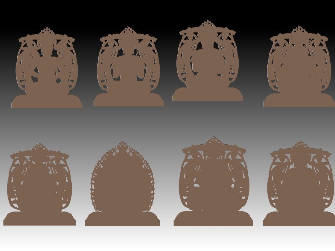 collection Guardian Buddha Statues _4