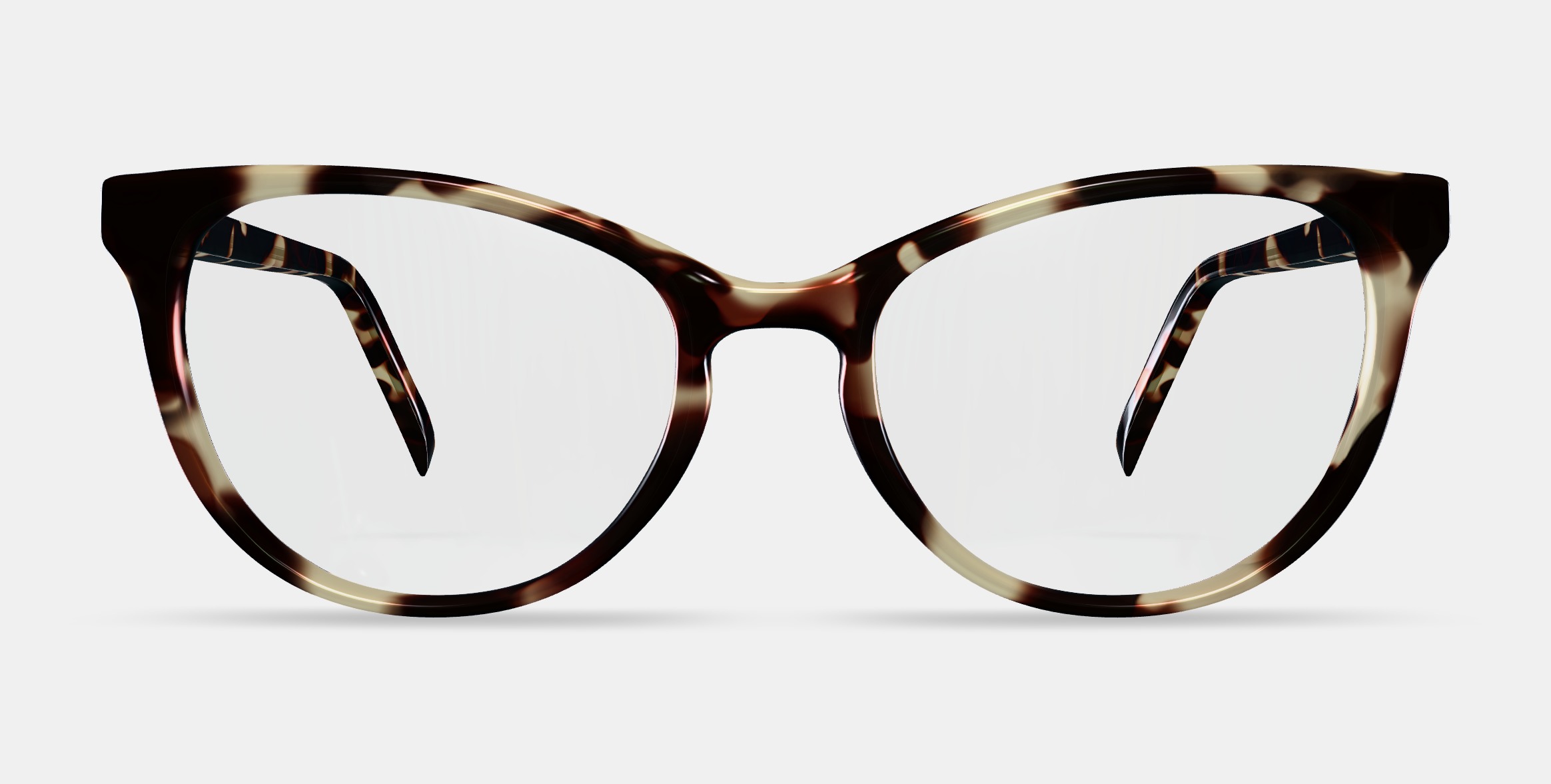 Shea Eyeglasses in Burnt Lemon Tortoise 3D model_11