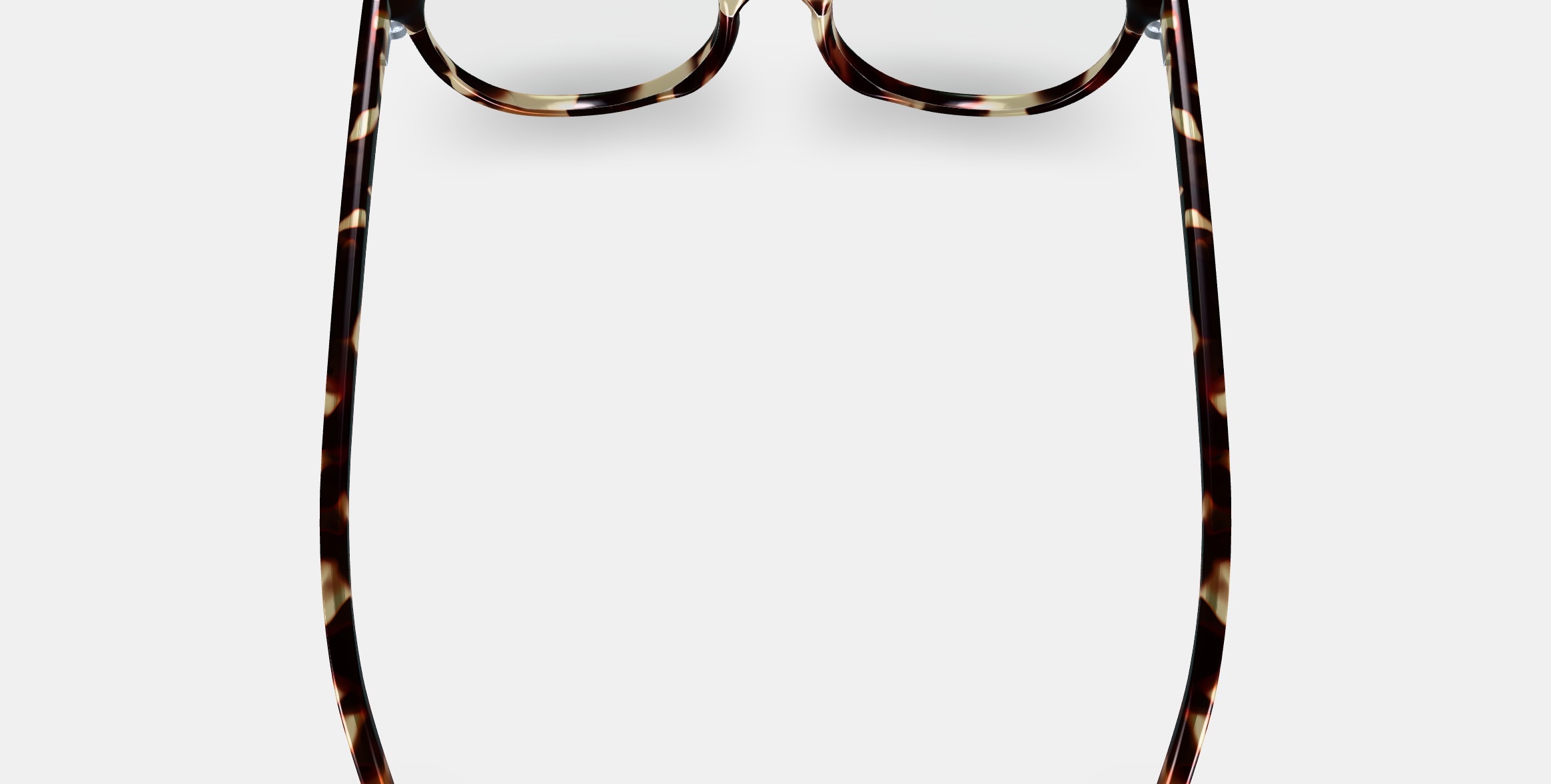 Shea Eyeglasses in Burnt Lemon Tortoise 3D model_4