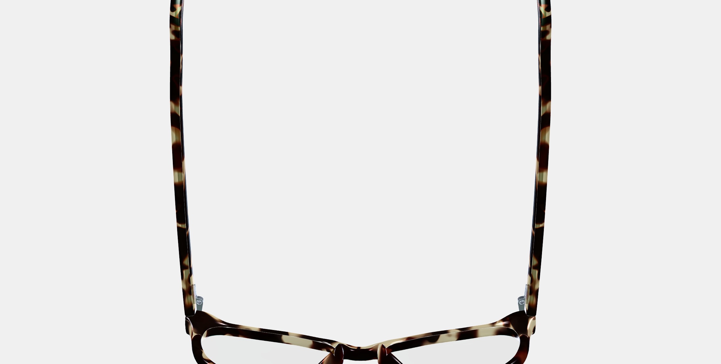 Shea Eyeglasses in Burnt Lemon Tortoise 3D model_8