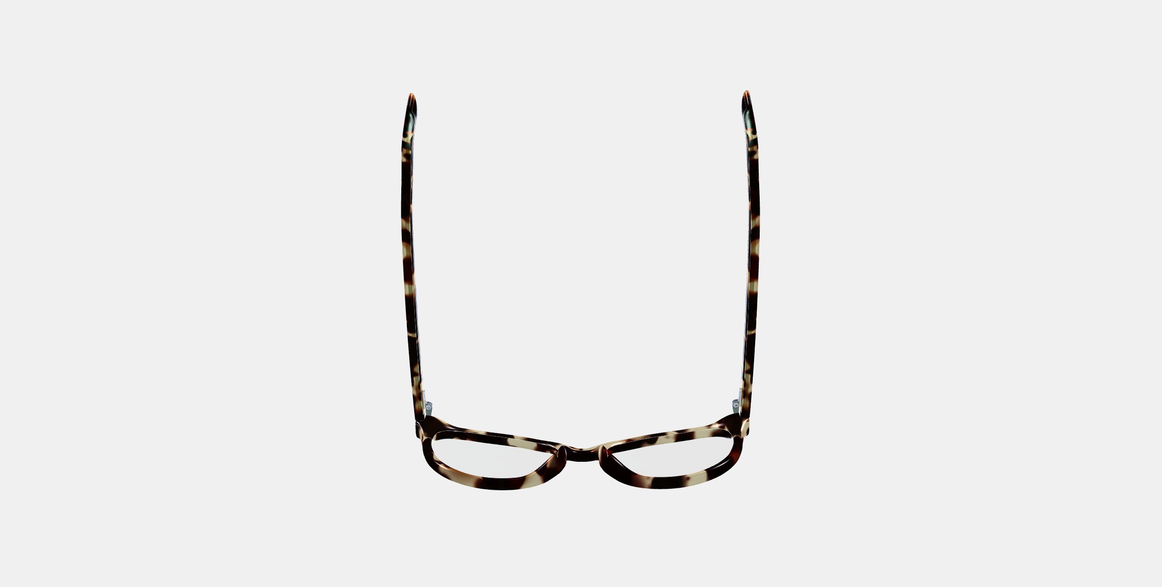 Shea Eyeglasses in Burnt Lemon Tortoise 3D model_6