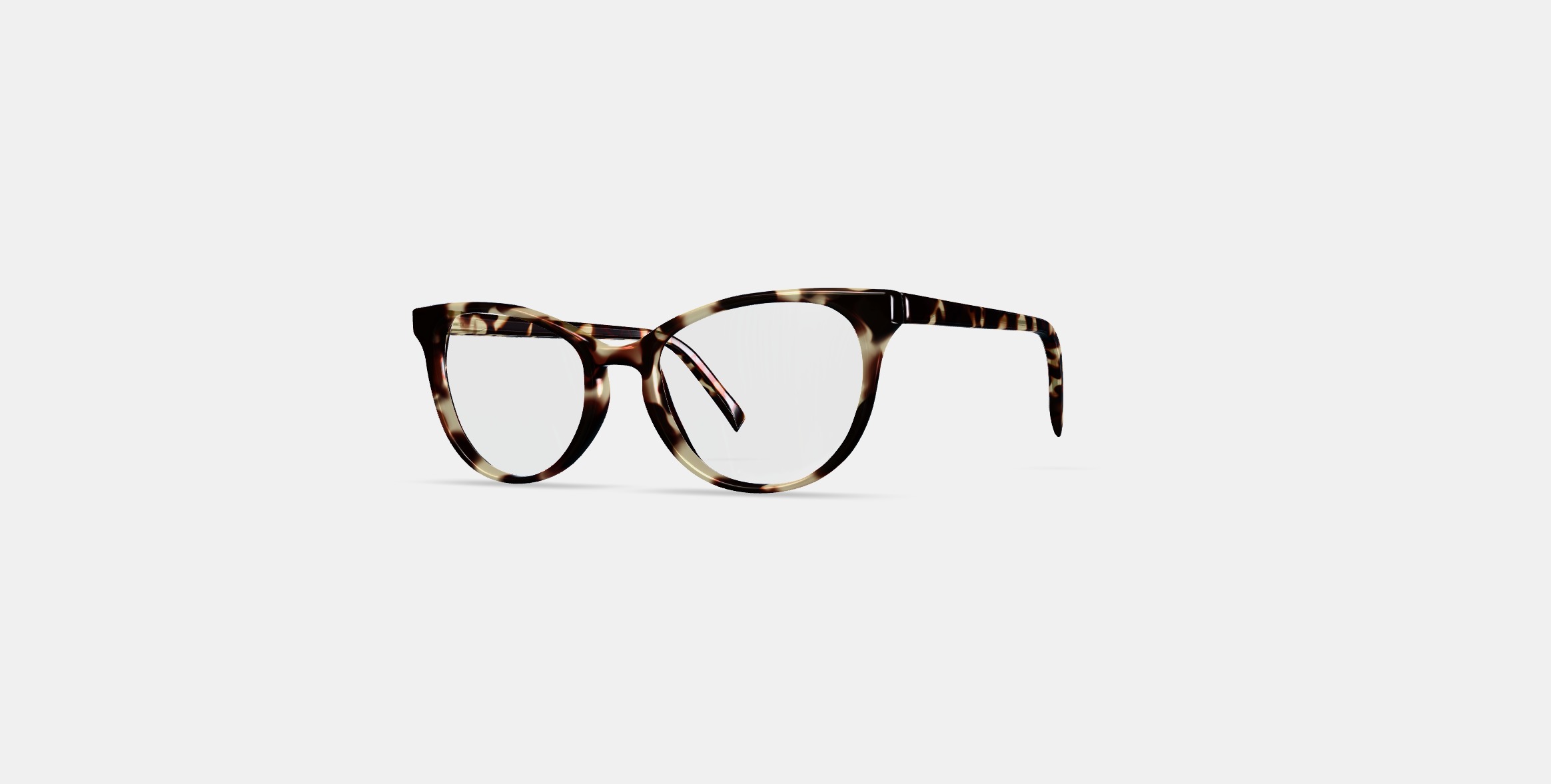 Shea Eyeglasses in Burnt Lemon Tortoise 3D model_12