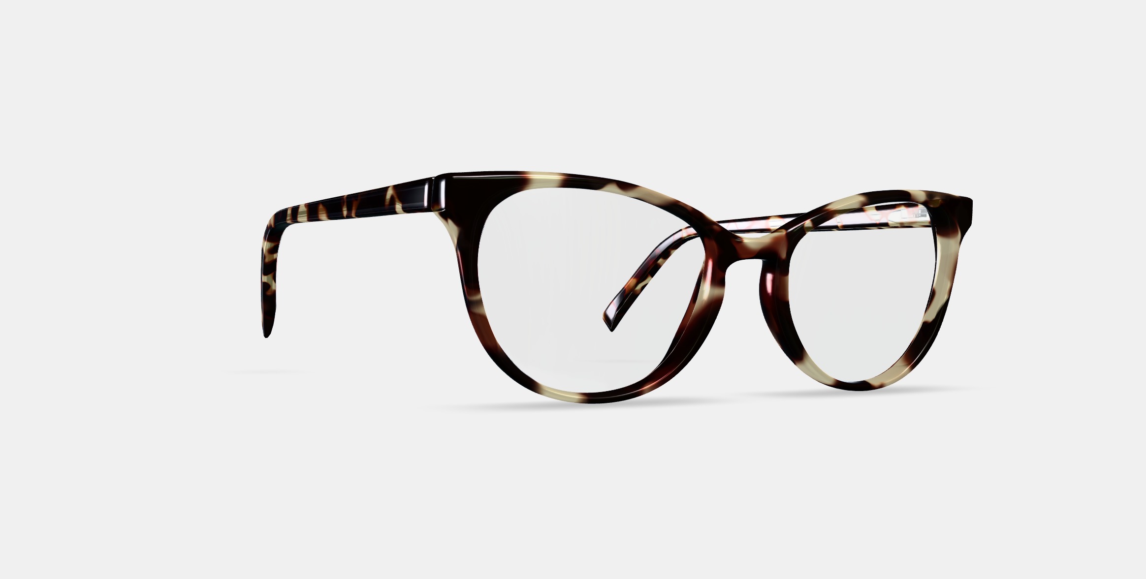 Shea Eyeglasses in Burnt Lemon Tortoise 3D model_9