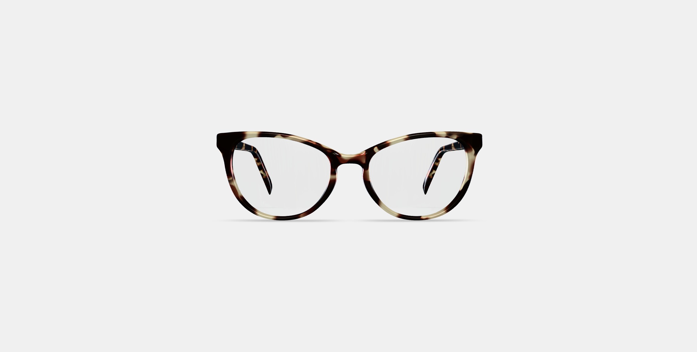 Shea Eyeglasses in Burnt Lemon Tortoise 3D model_10