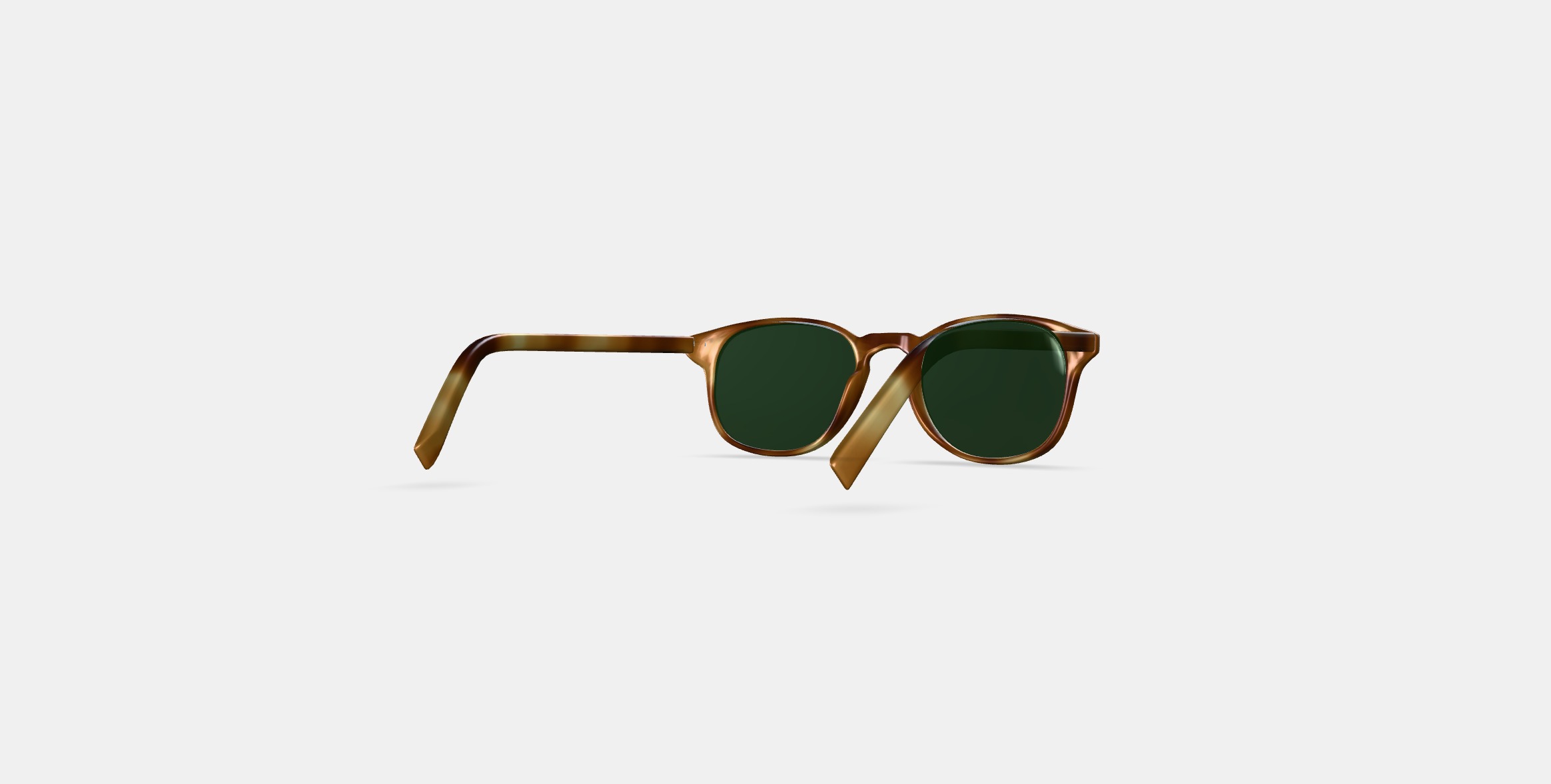 Downing Sunglasses in English Oak 3D model_5