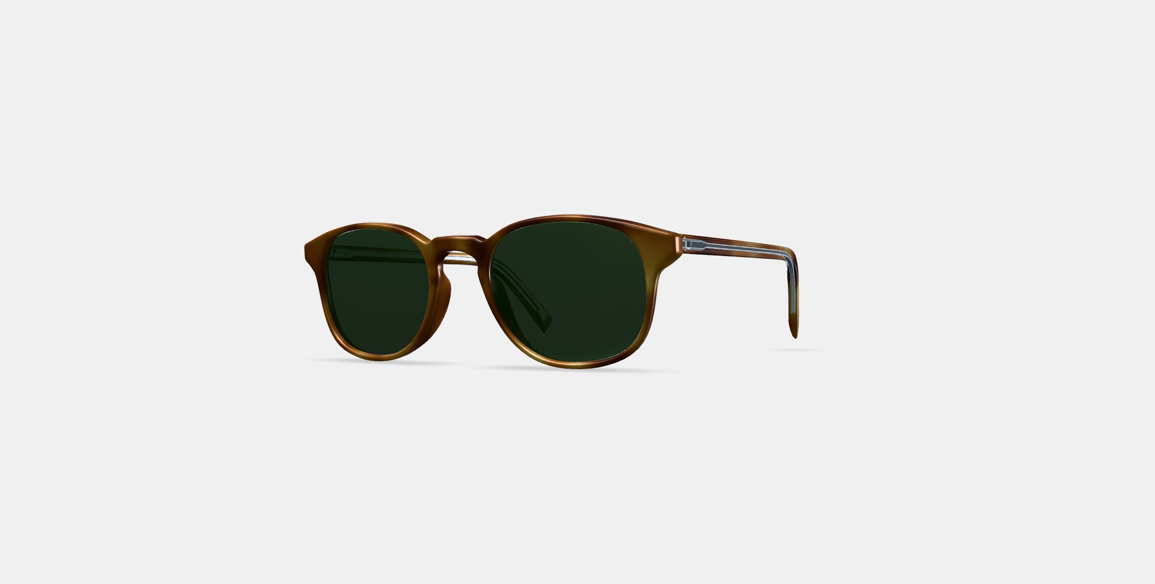 Downing Sunglasses in English Oak 3D model_12