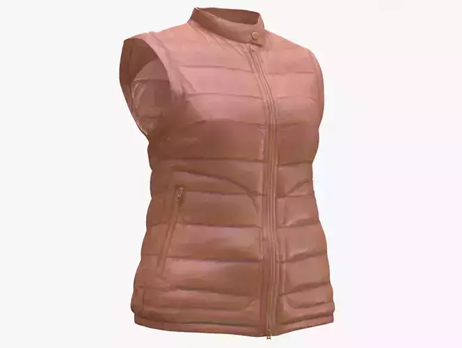 Vest 128 - All MH Bodies - UE5 Skeletons - Rigged Low-poly 3D model