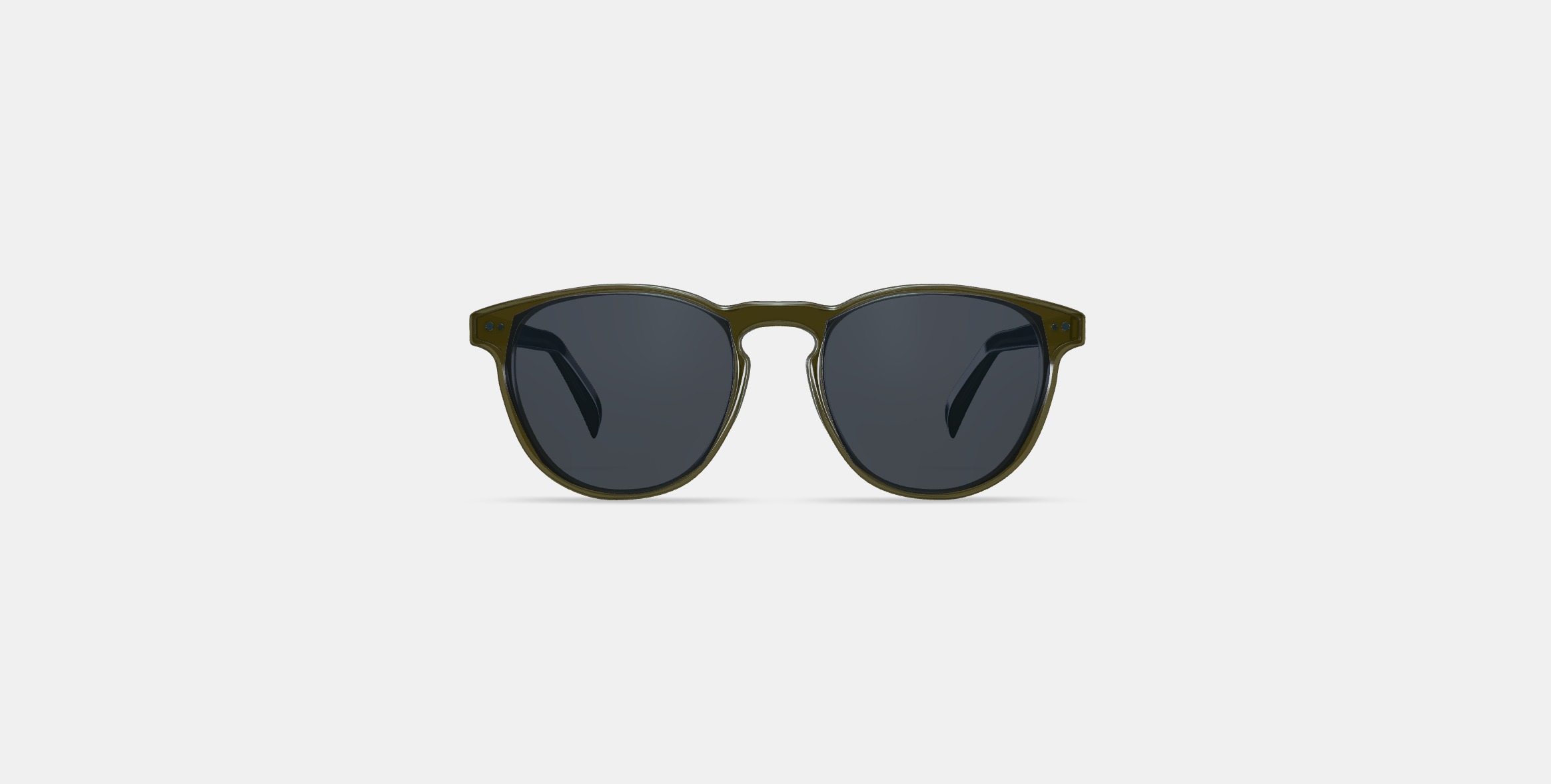 Waller Sunglasses in Cactus Crystal 3D model_10