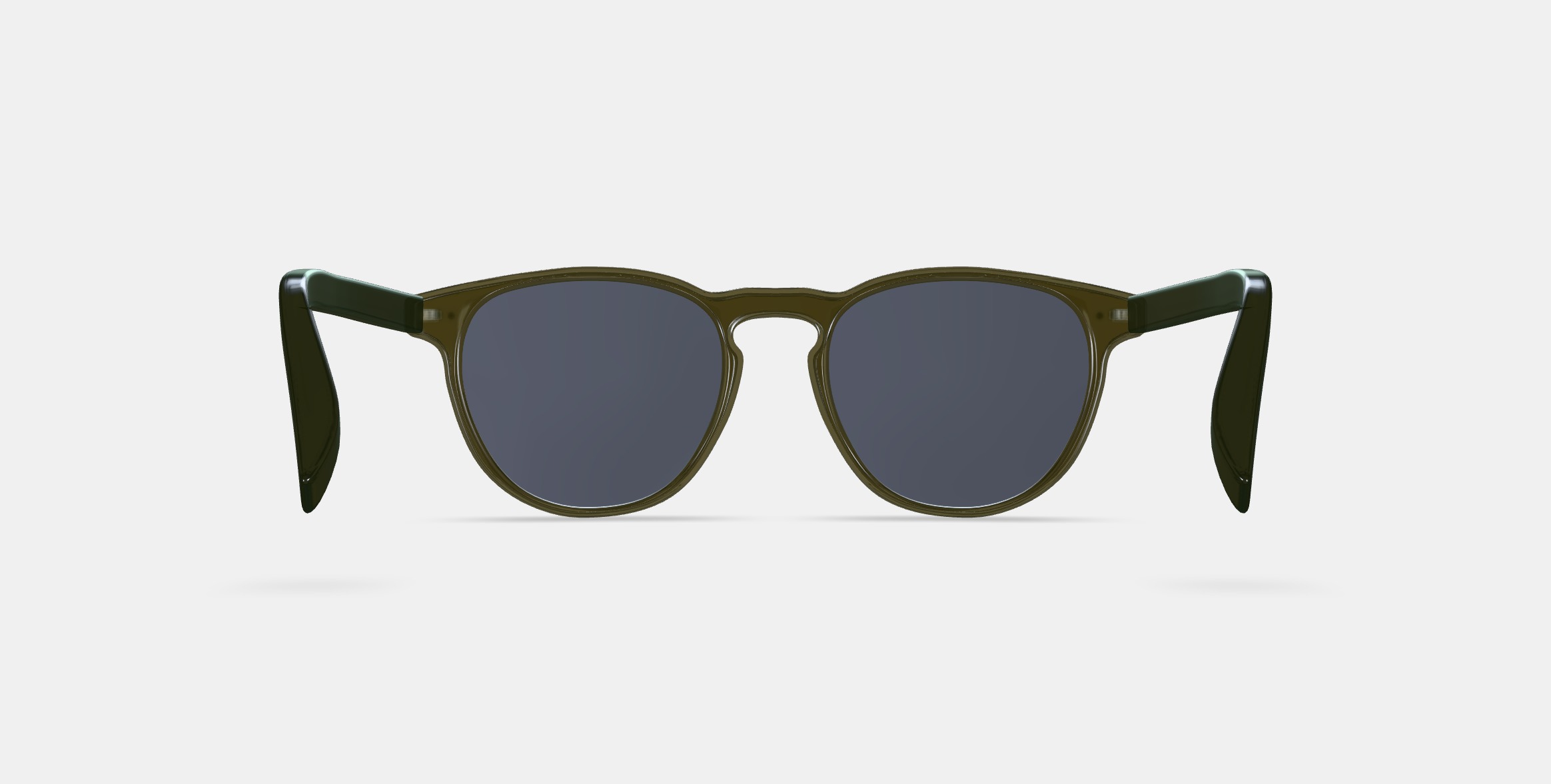 Waller Sunglasses in Cactus Crystal 3D model_15