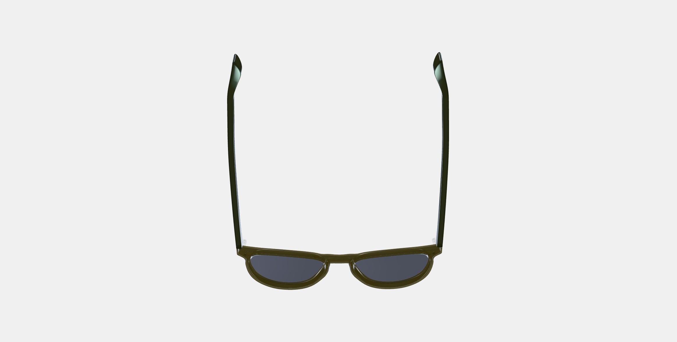 Waller Sunglasses in Cactus Crystal 3D model_7