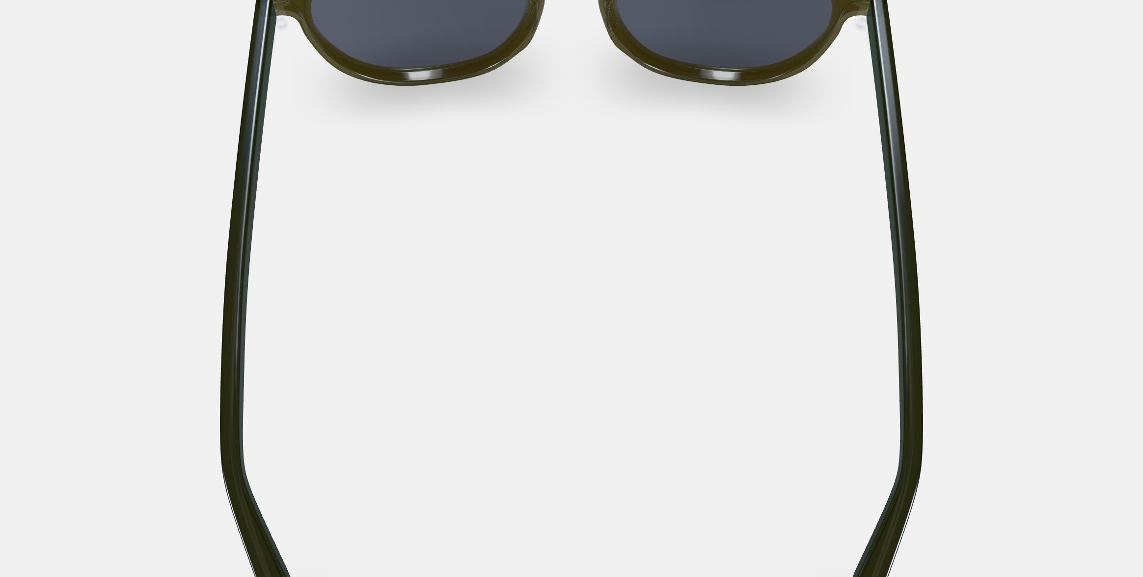 Waller Sunglasses in Cactus Crystal 3D model_5