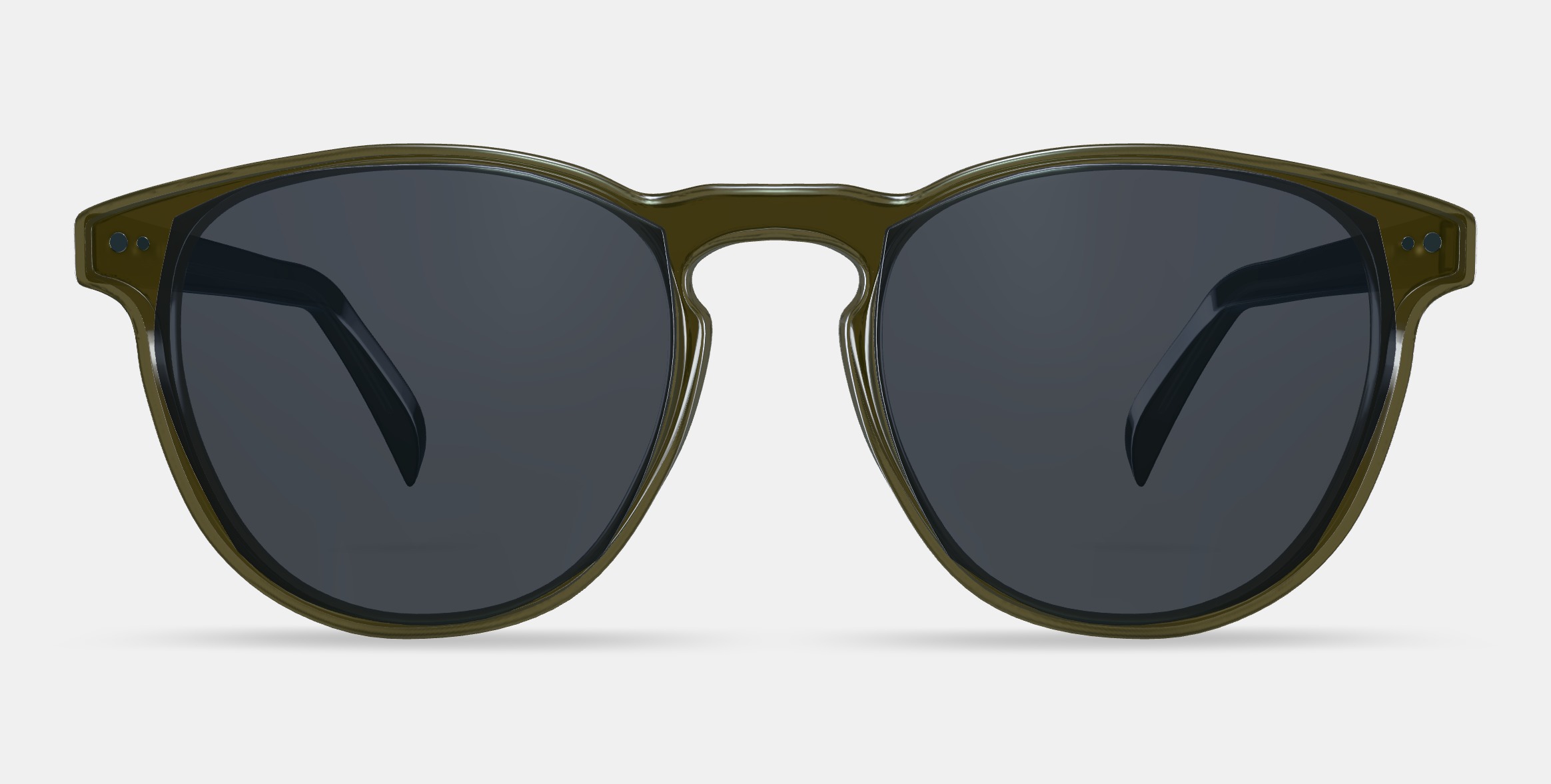Waller Sunglasses in Cactus Crystal 3D model_11