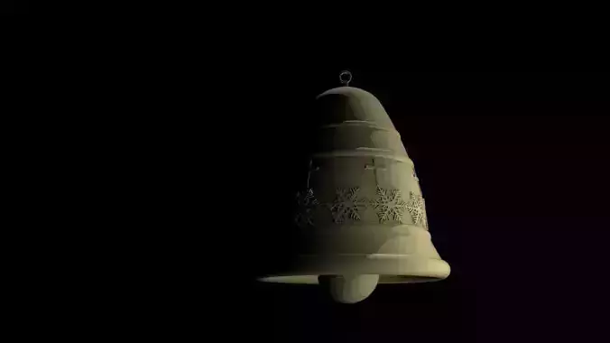 Christmas Bell Ornament 3D print model