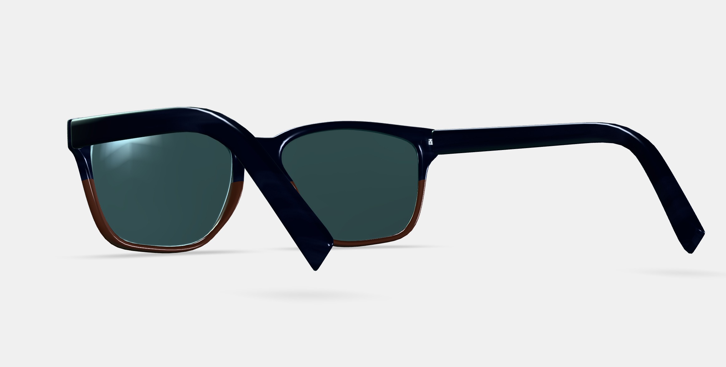Barkley Sunglasses in Antique Shale Fade 3D model_2
