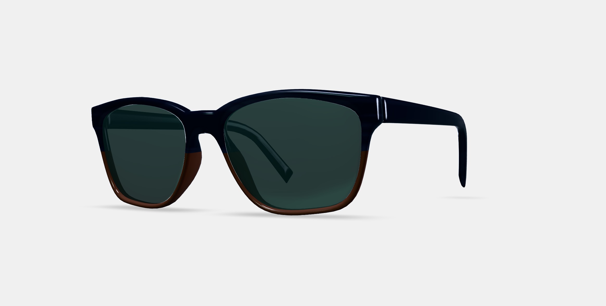 Barkley Sunglasses in Antique Shale Fade 3D model_13