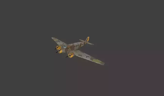 Junkers Ju-52  sommer paint 3D model