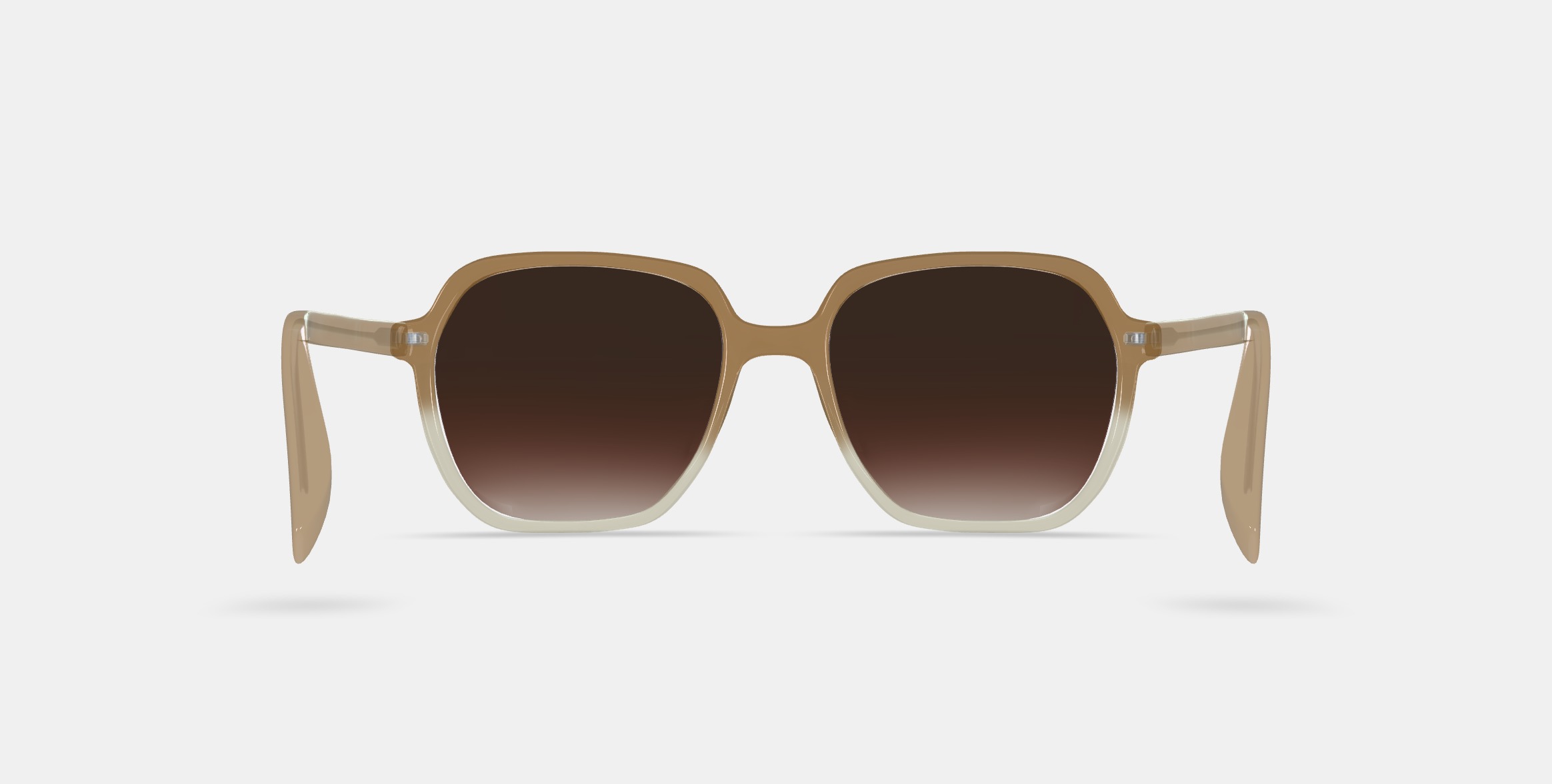 Willetta Sunglasses in Chai Crystal Fade 3D model_15
