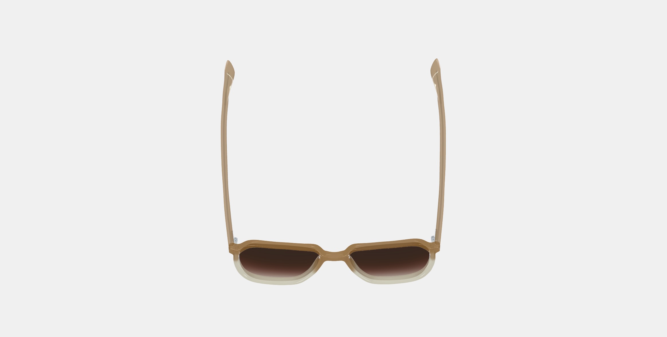 Willetta Sunglasses in Chai Crystal Fade 3D model_7