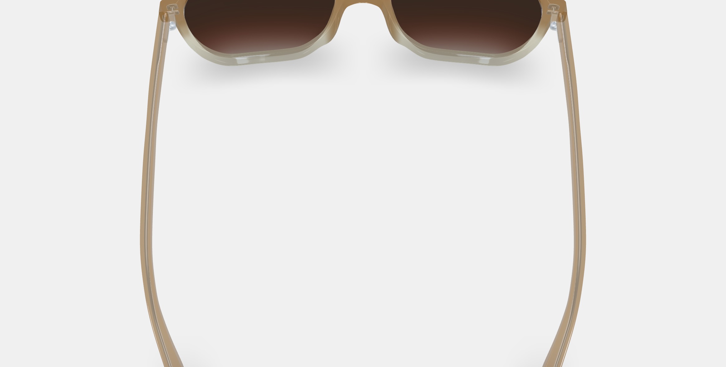 Willetta Sunglasses in Chai Crystal Fade 3D model_5