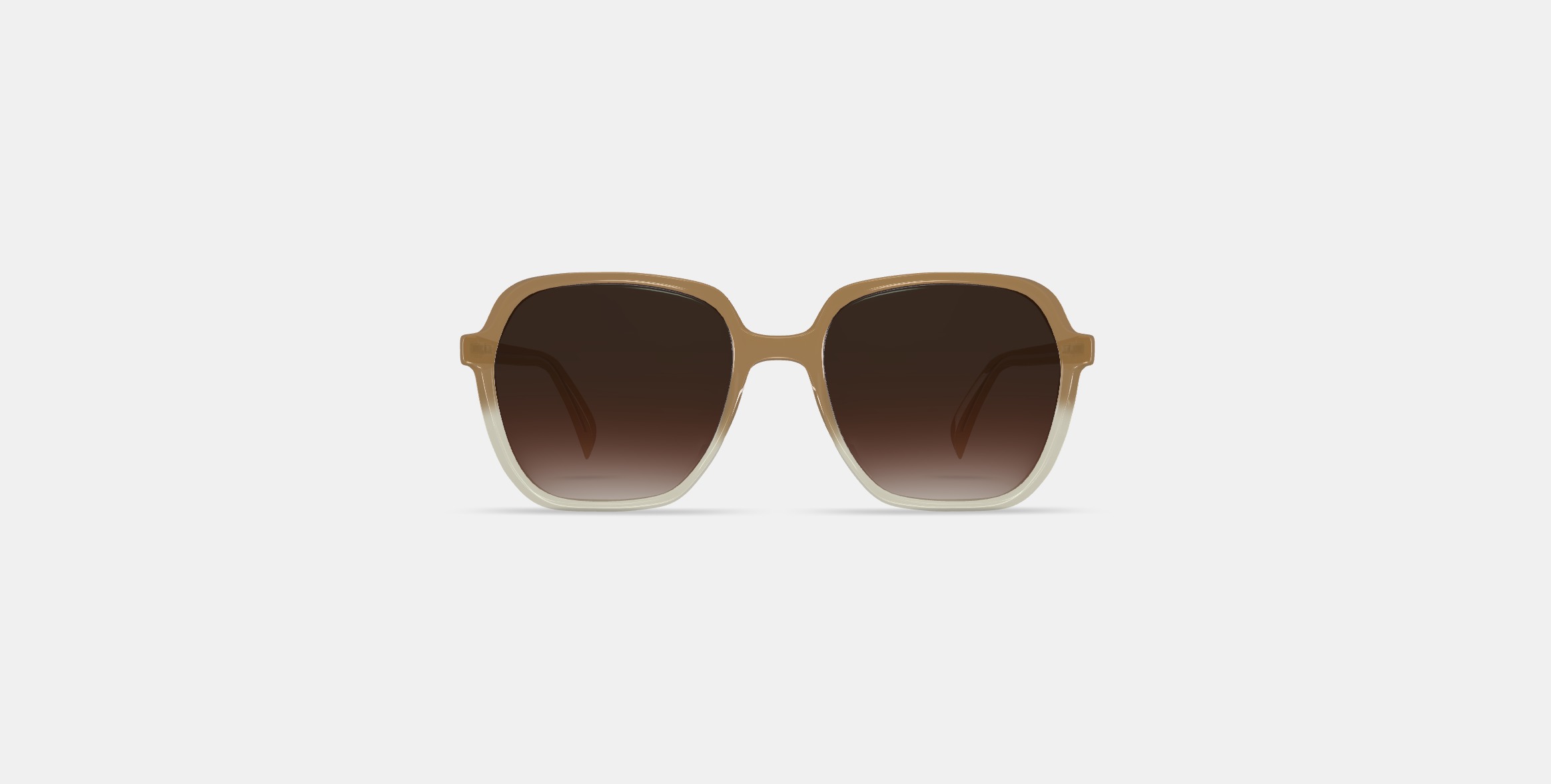 Willetta Sunglasses in Chai Crystal Fade 3D model_10