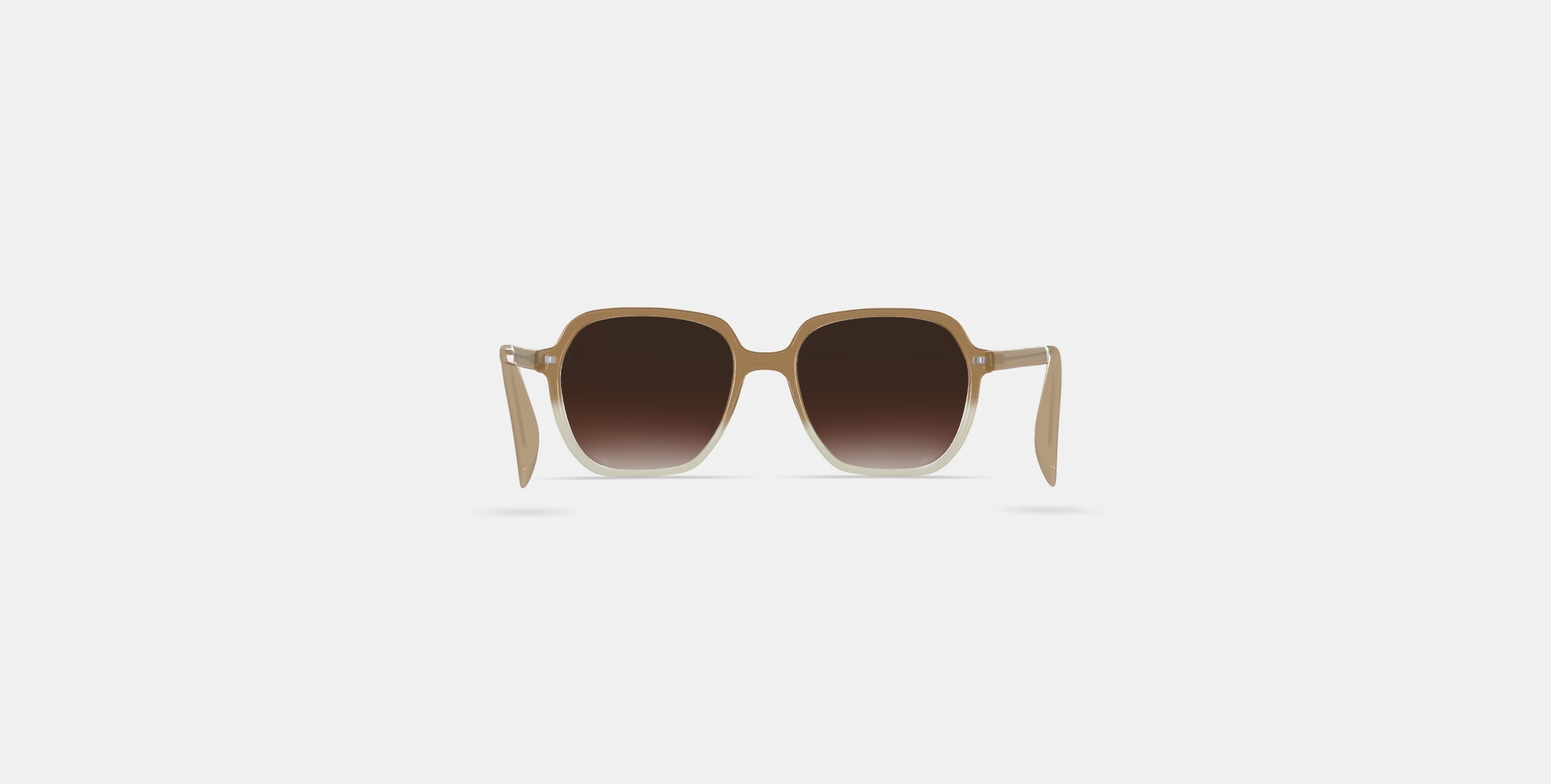 Willetta Sunglasses in Chai Crystal Fade 3D model_14